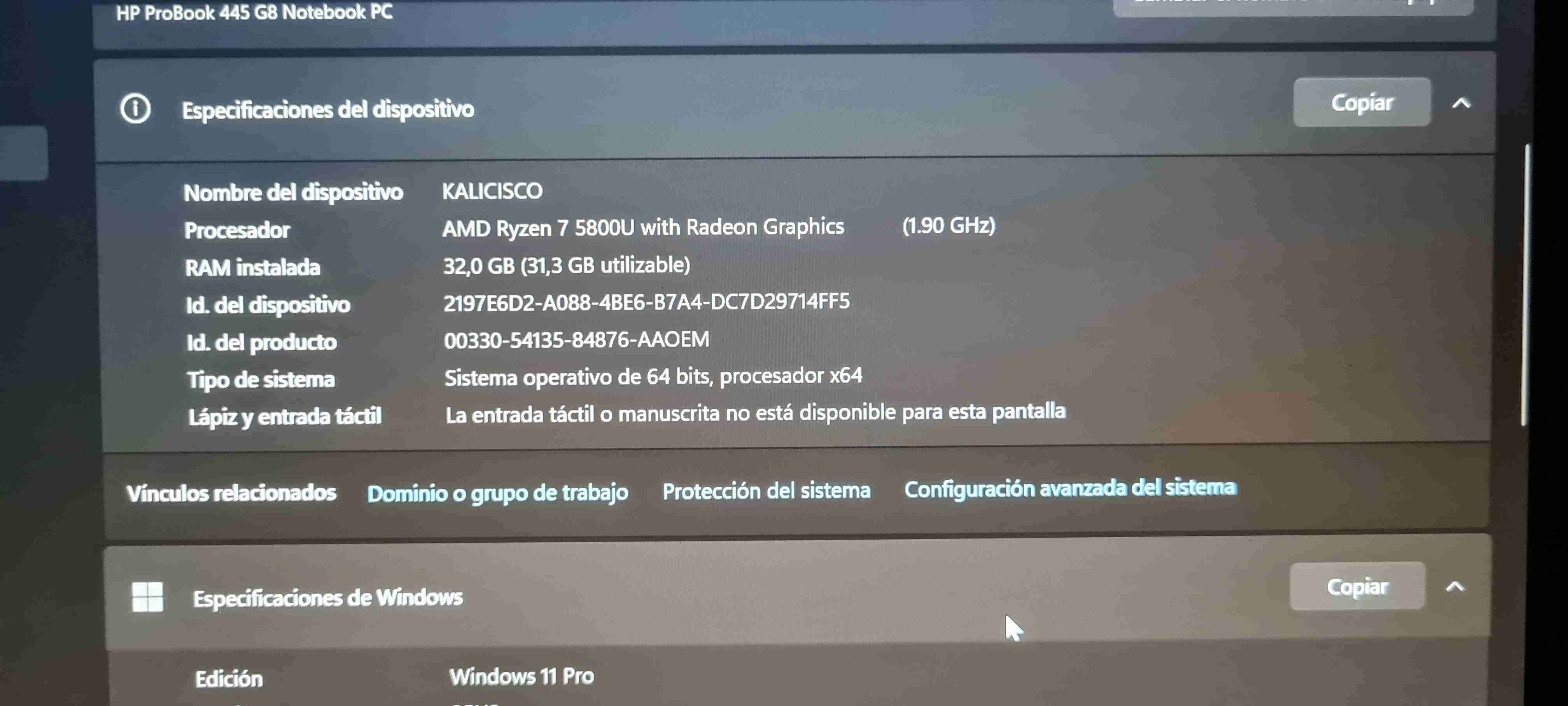 Laptop HP plateado - miniatura 3