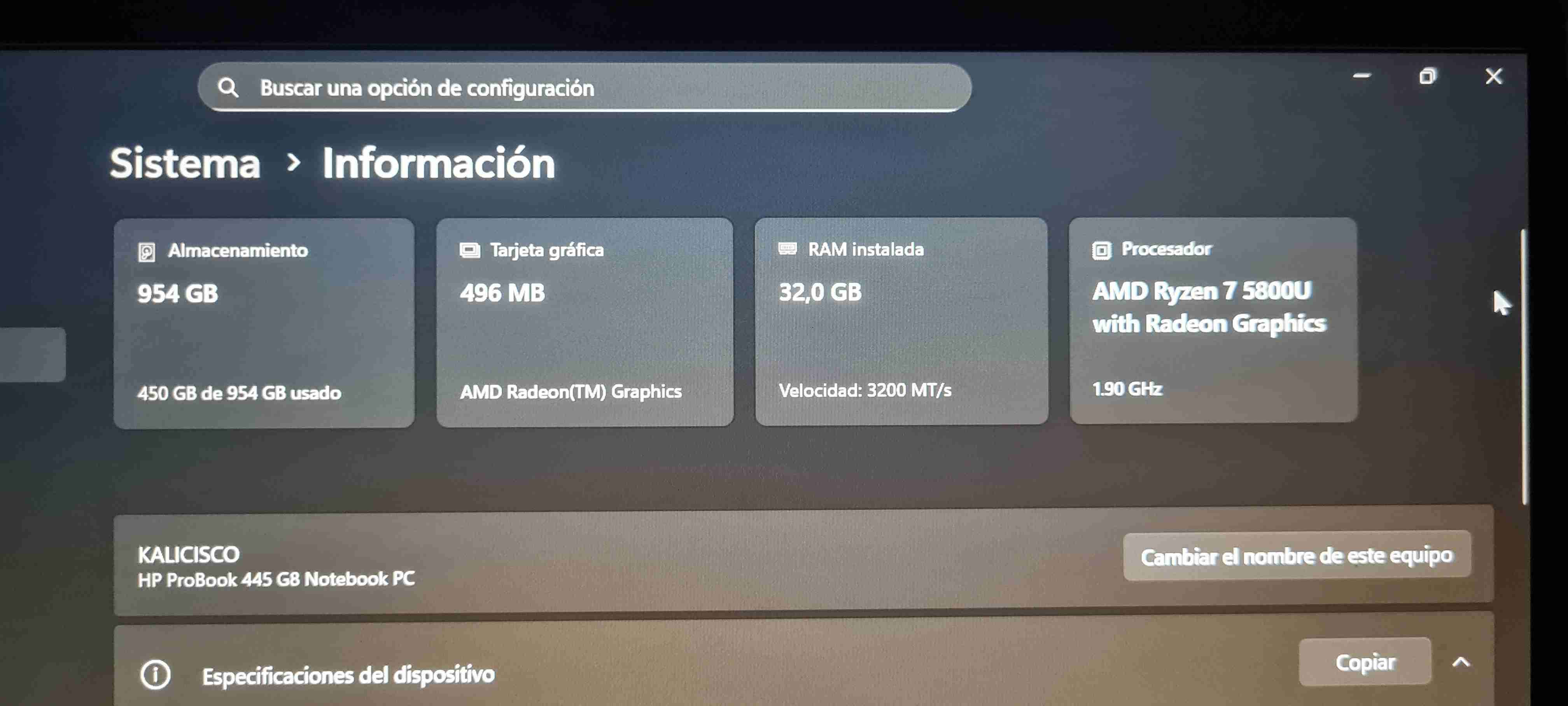 Laptop HP plateado - miniatura 5