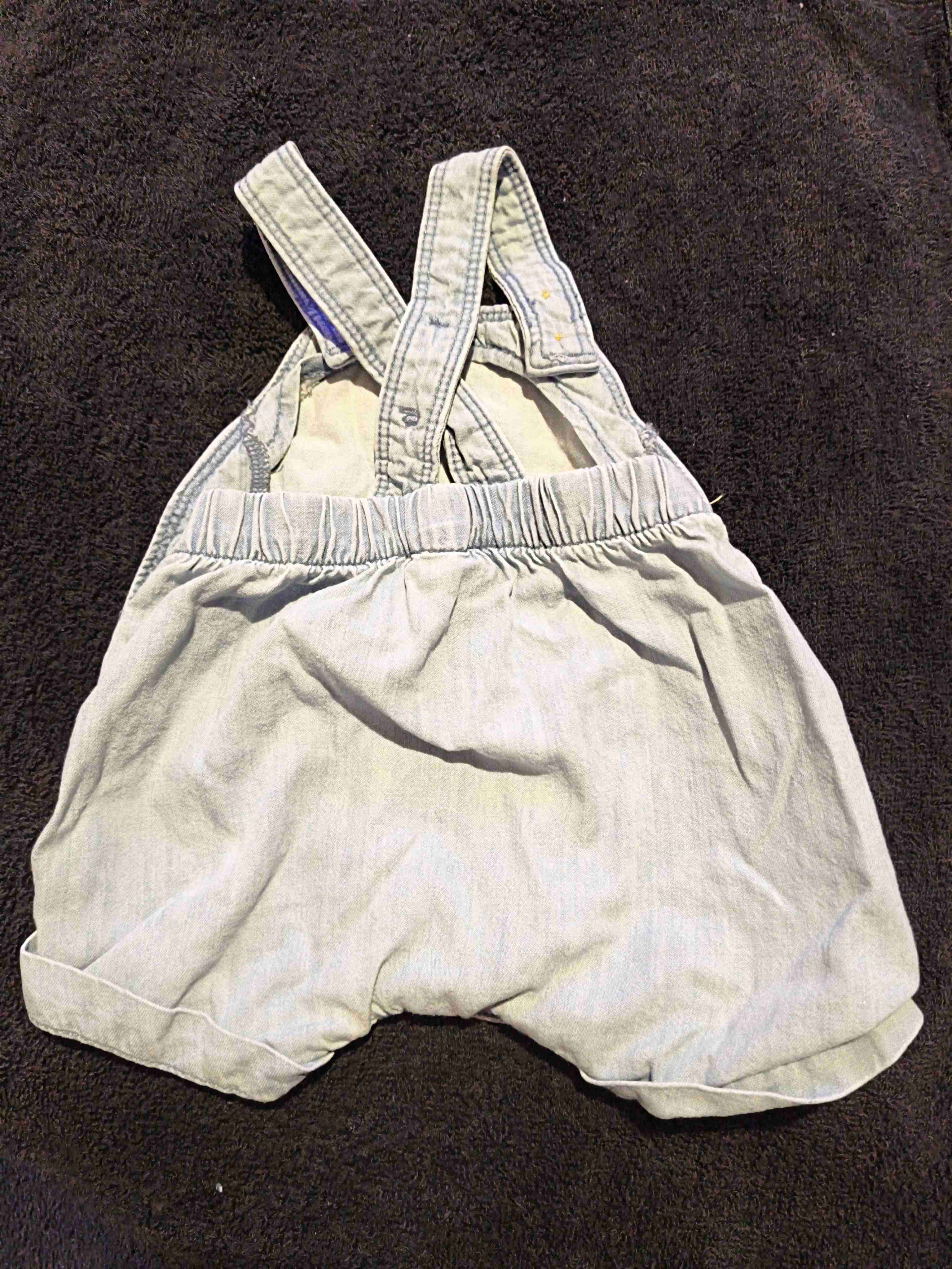 Jardinera de mezclilla infantil - miniatura 2