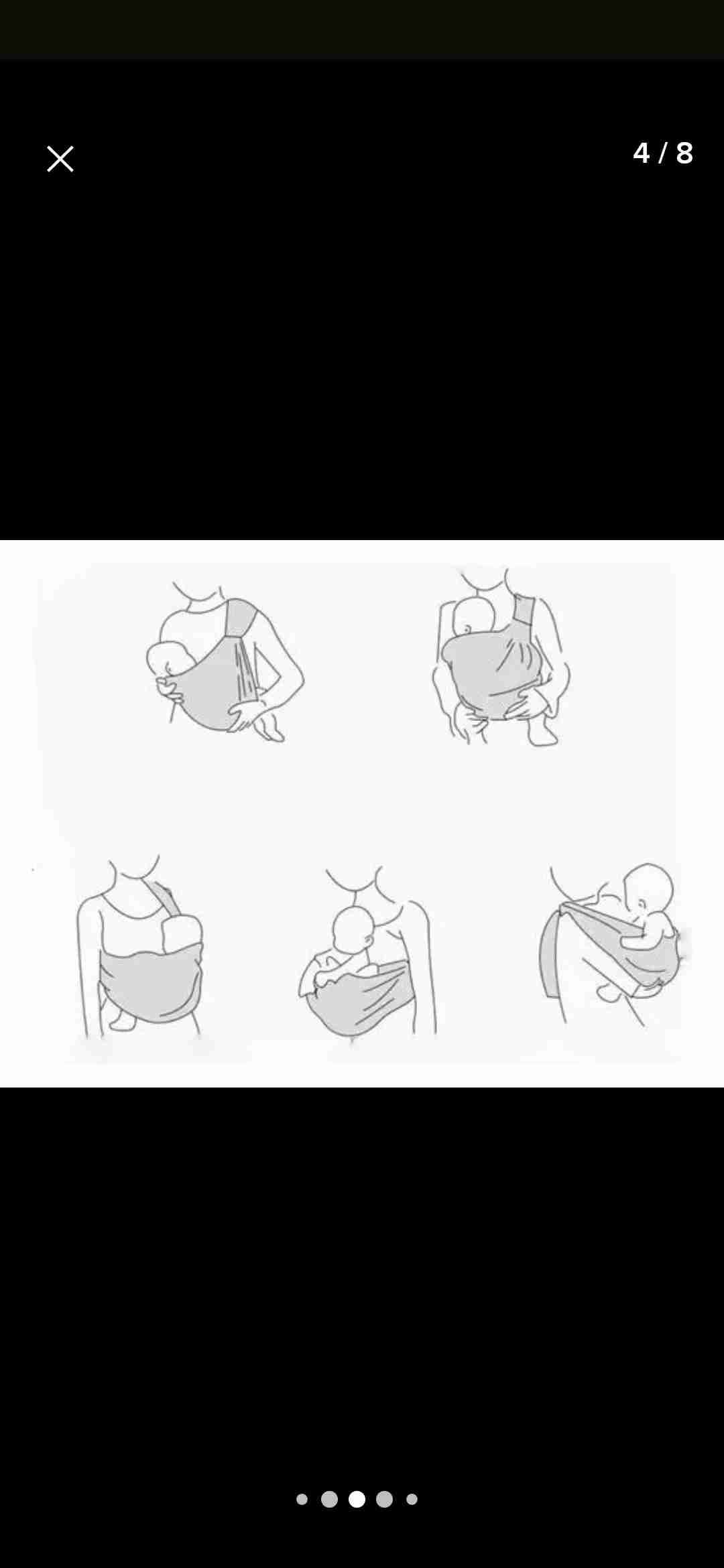 Portabebé ergonómico rosa - miniatura 4