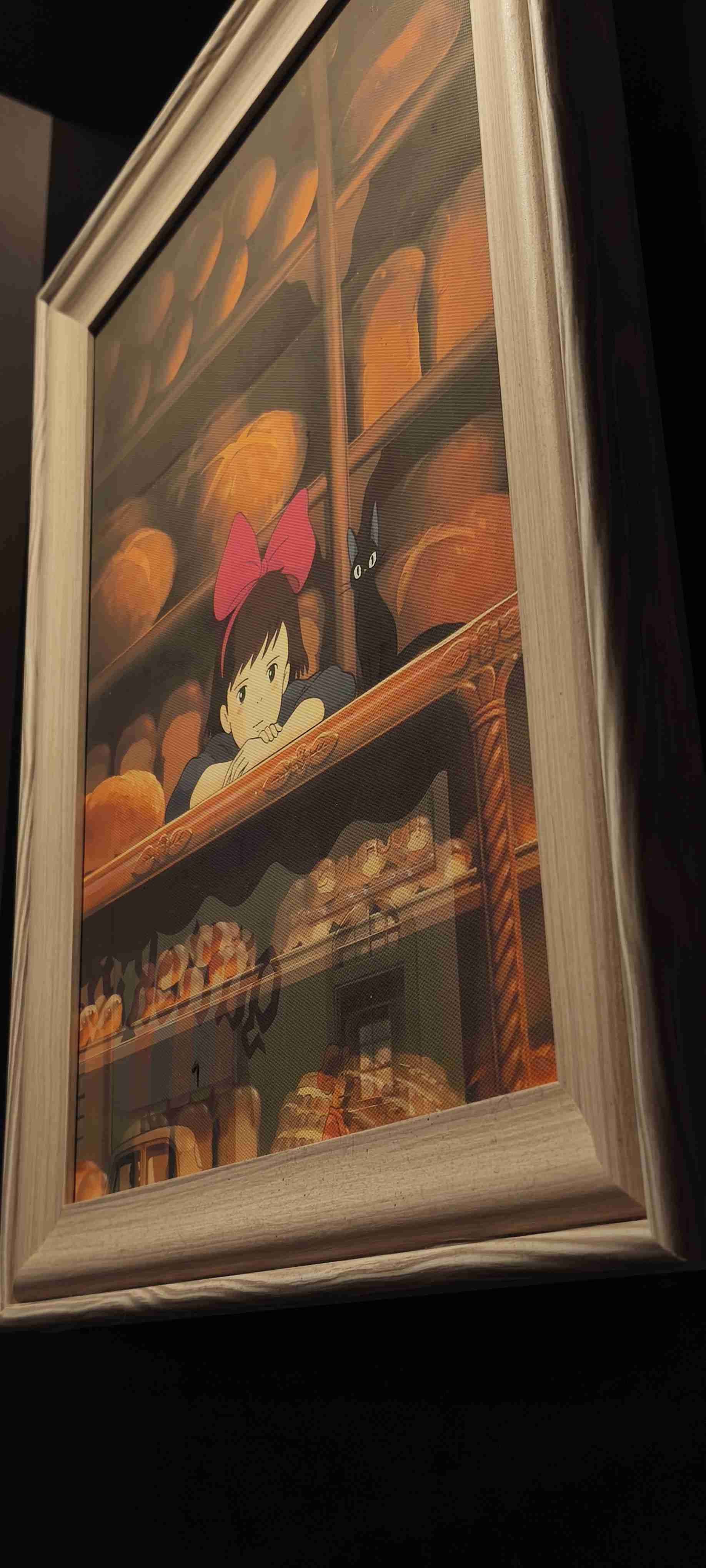 Cuadro de kiki's delivery con marco claro - miniatura 2