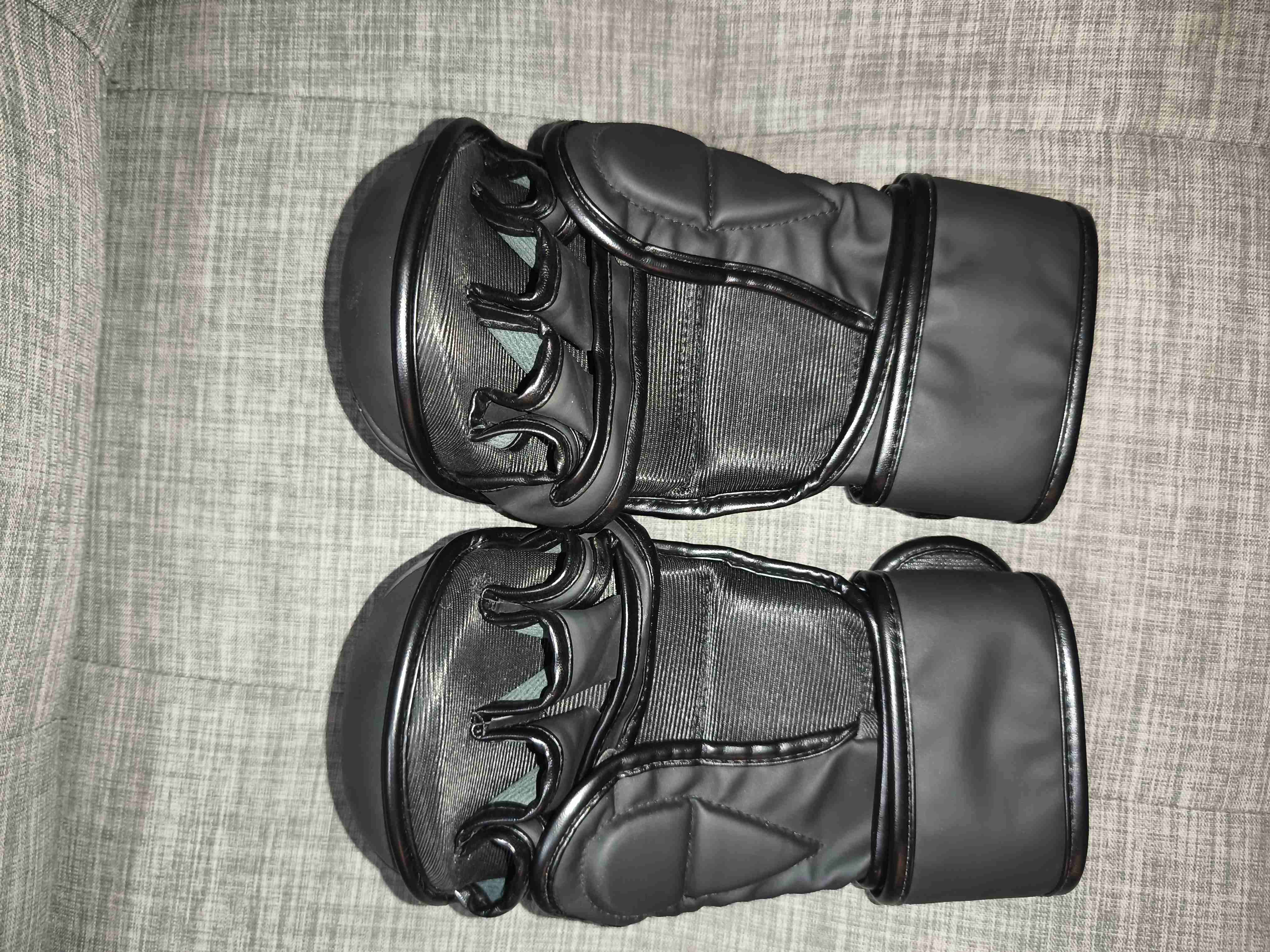 Guantes de MMA Gingpai negros - miniatura 3