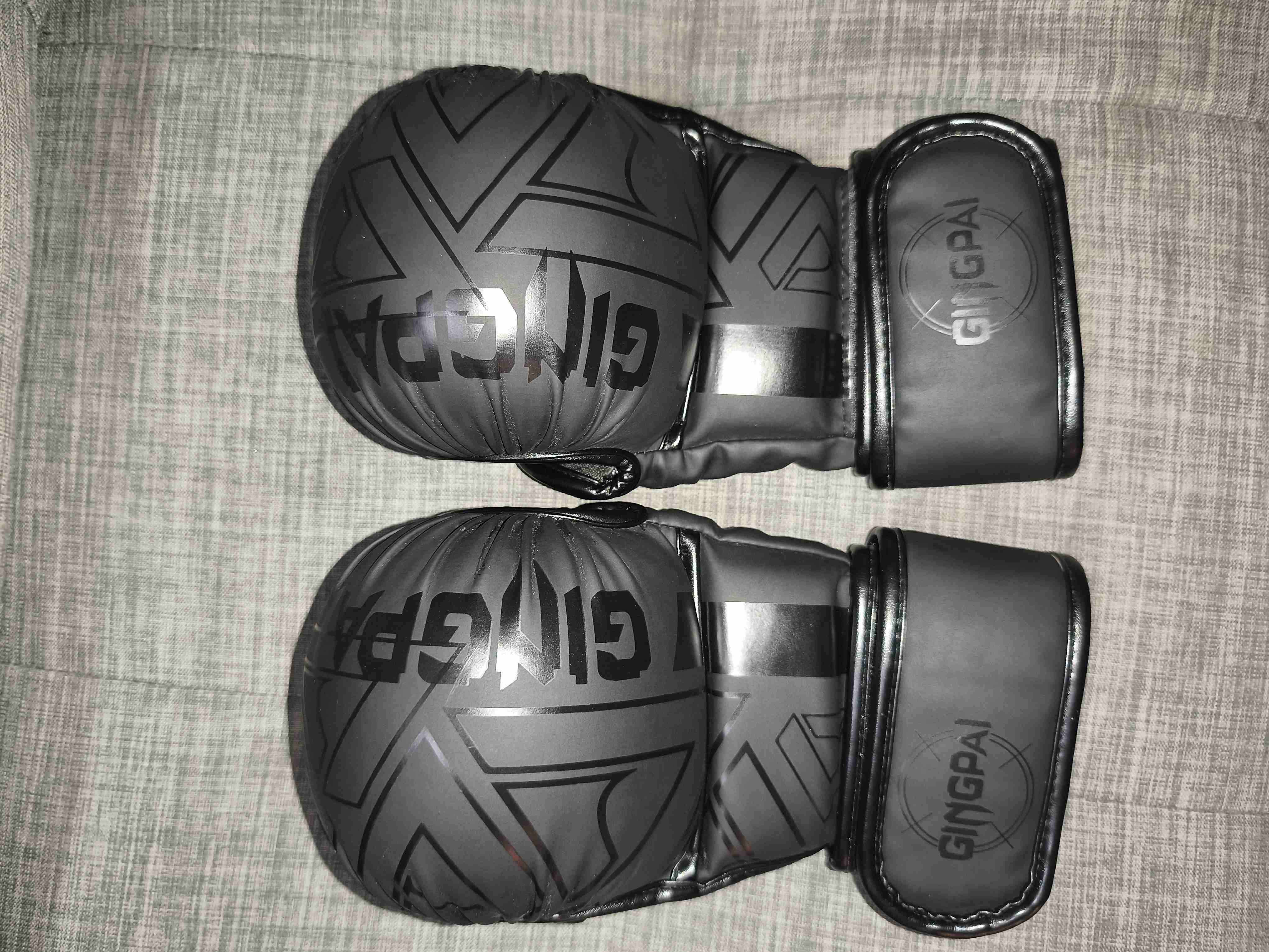 Guantes de MMA Gingpai negros - miniatura 4