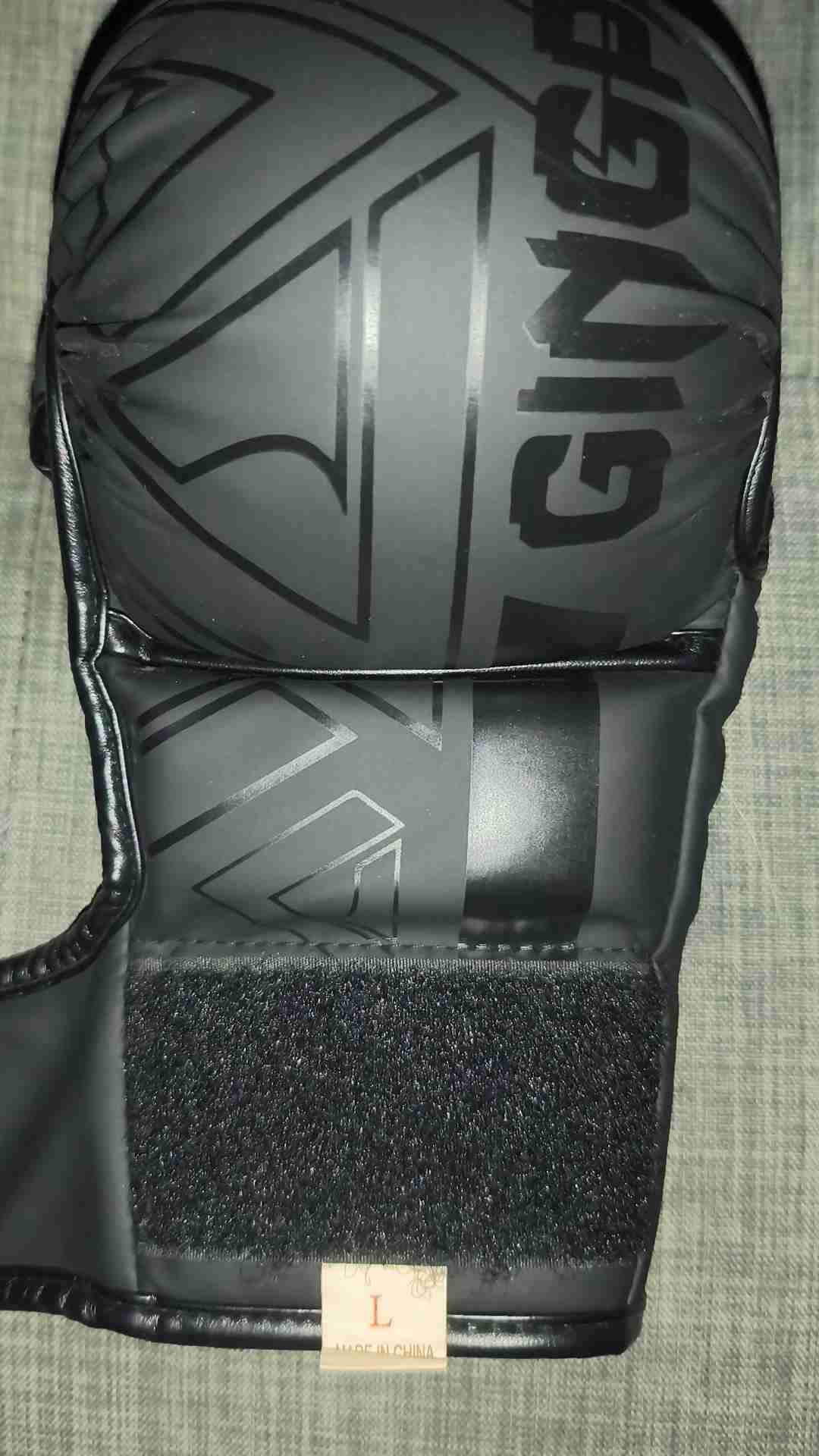 Guantes de MMA Gingpai negros - miniatura 5