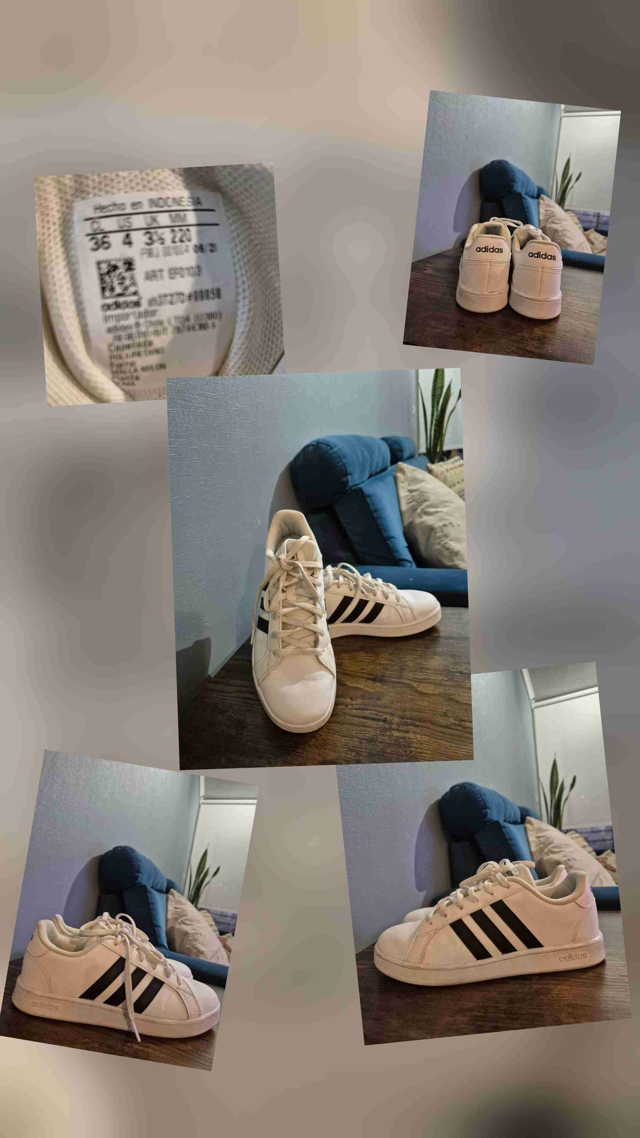 Zapatillas blancas Adidas - miniatura 4