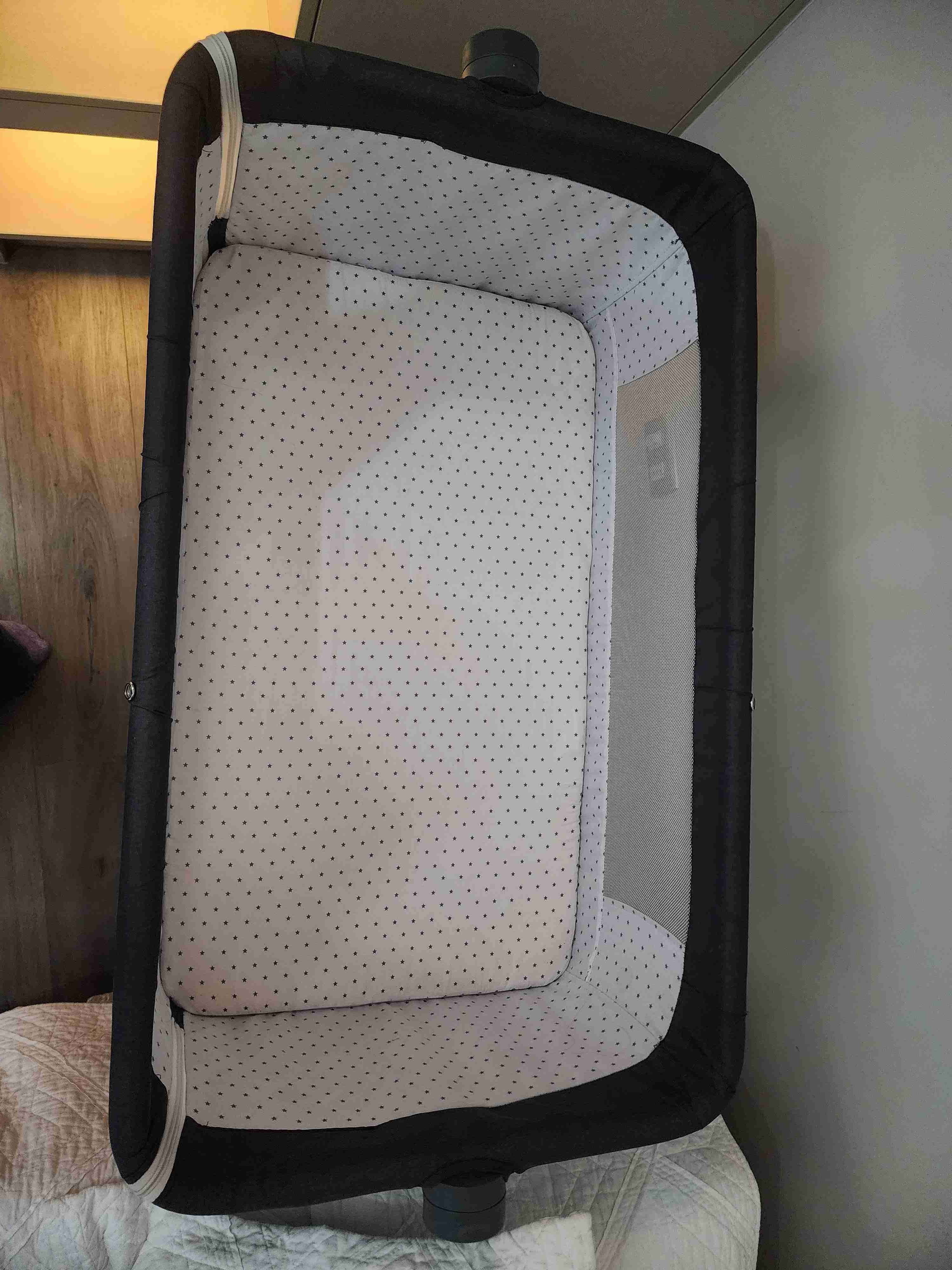 Cuna colecho con mosquitero gris - miniatura 4