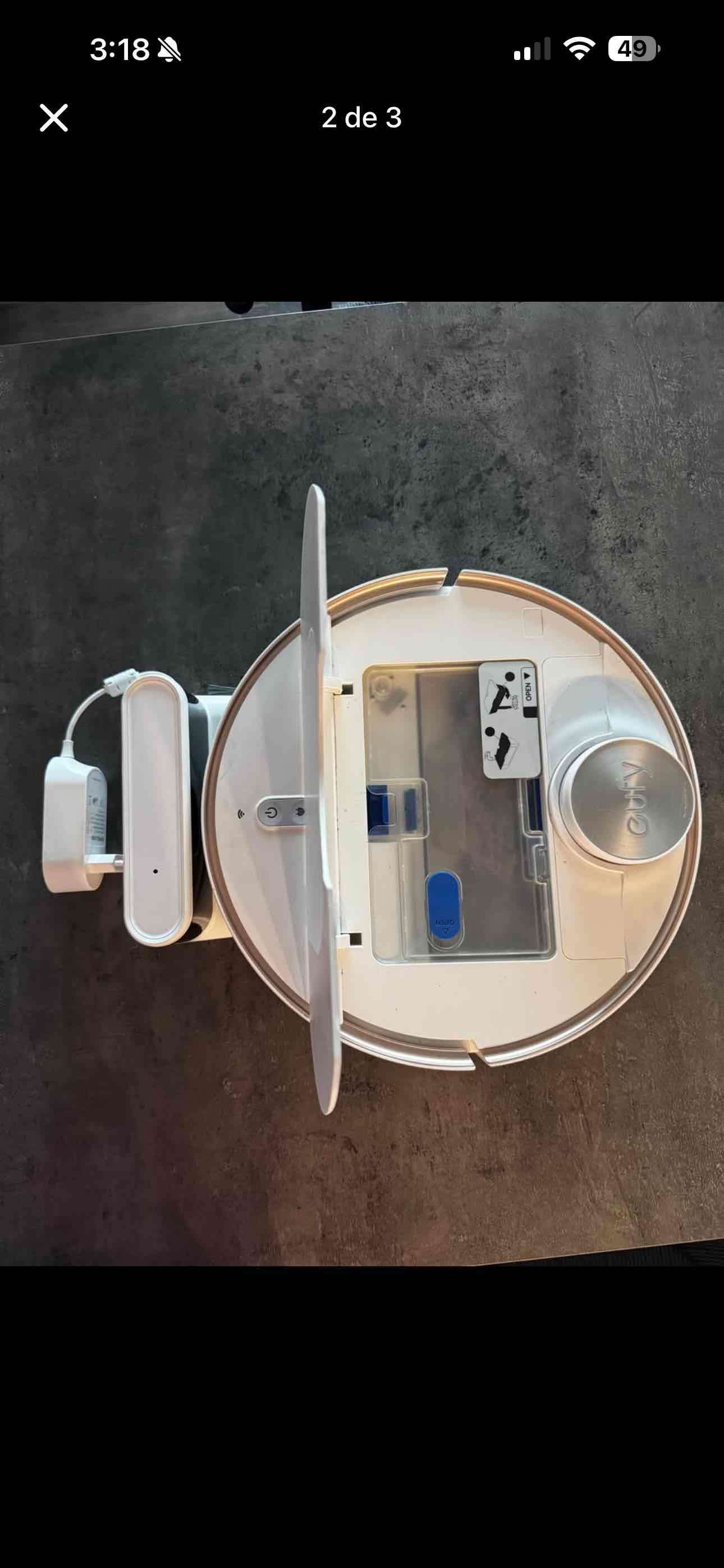 Robot aspiradora Eufy blanco - miniatura 2