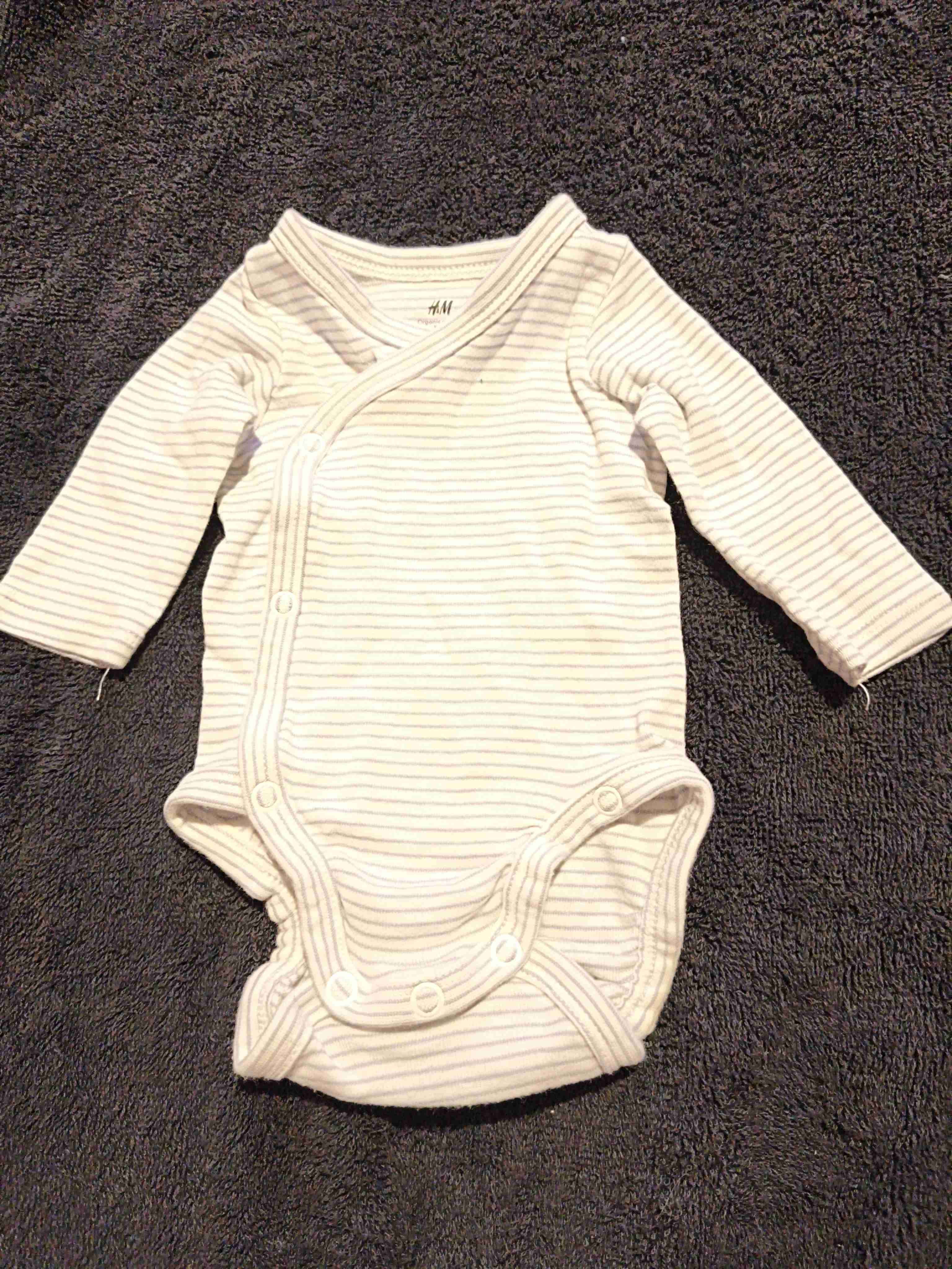 Conjunto de bebé rayado - miniatura 2