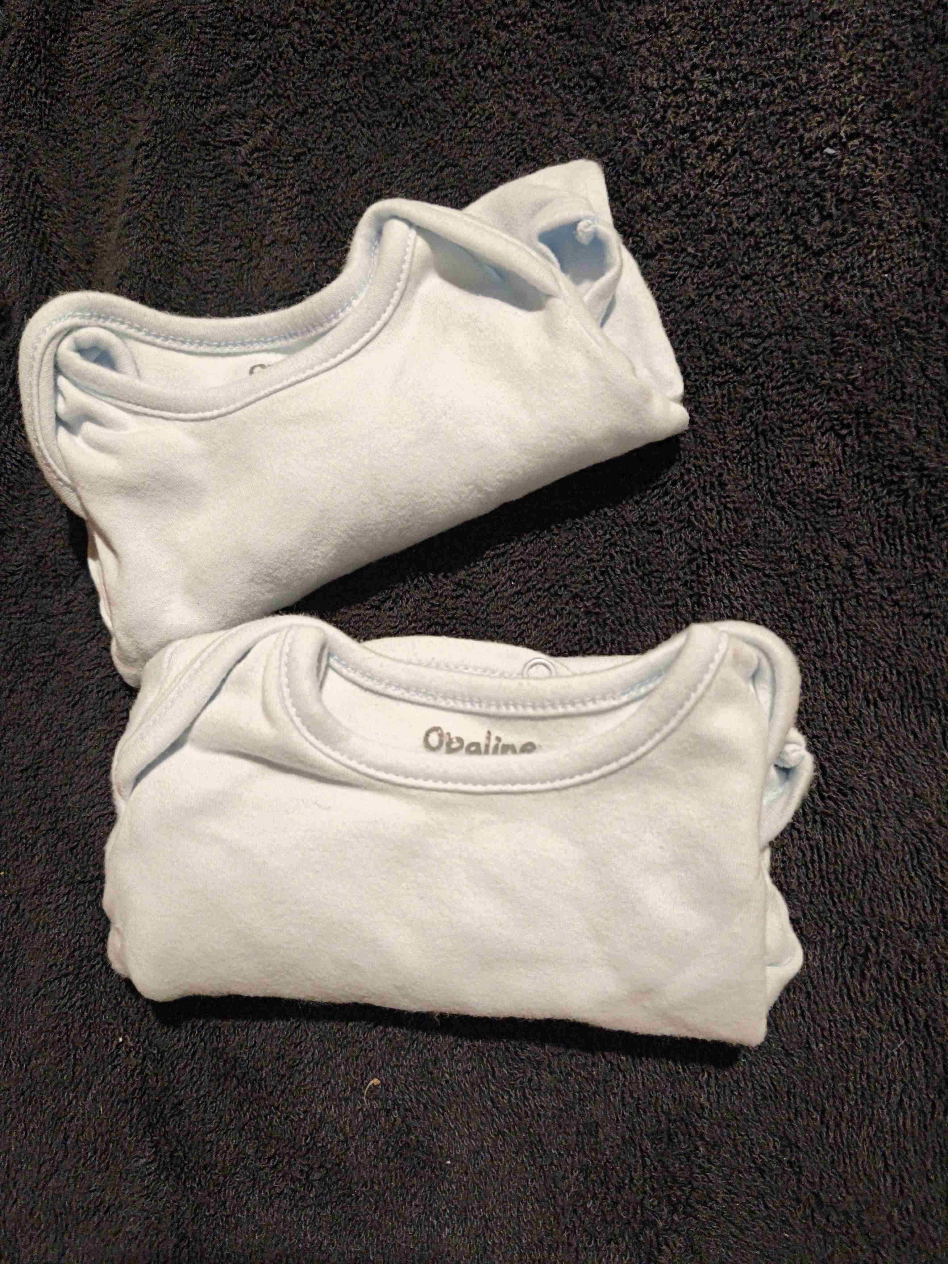 Ropa interior de bebé celeste claro