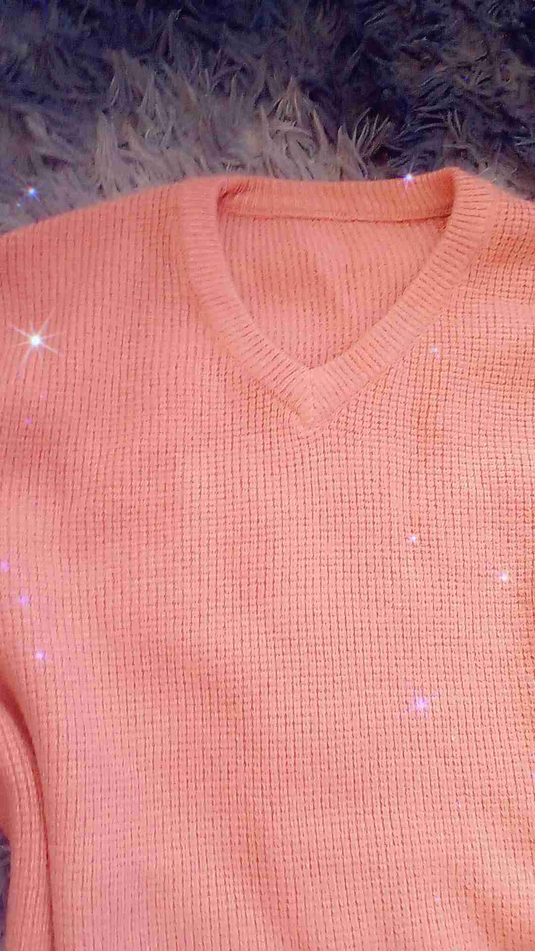 Suéter rosado tejido - miniatura 3