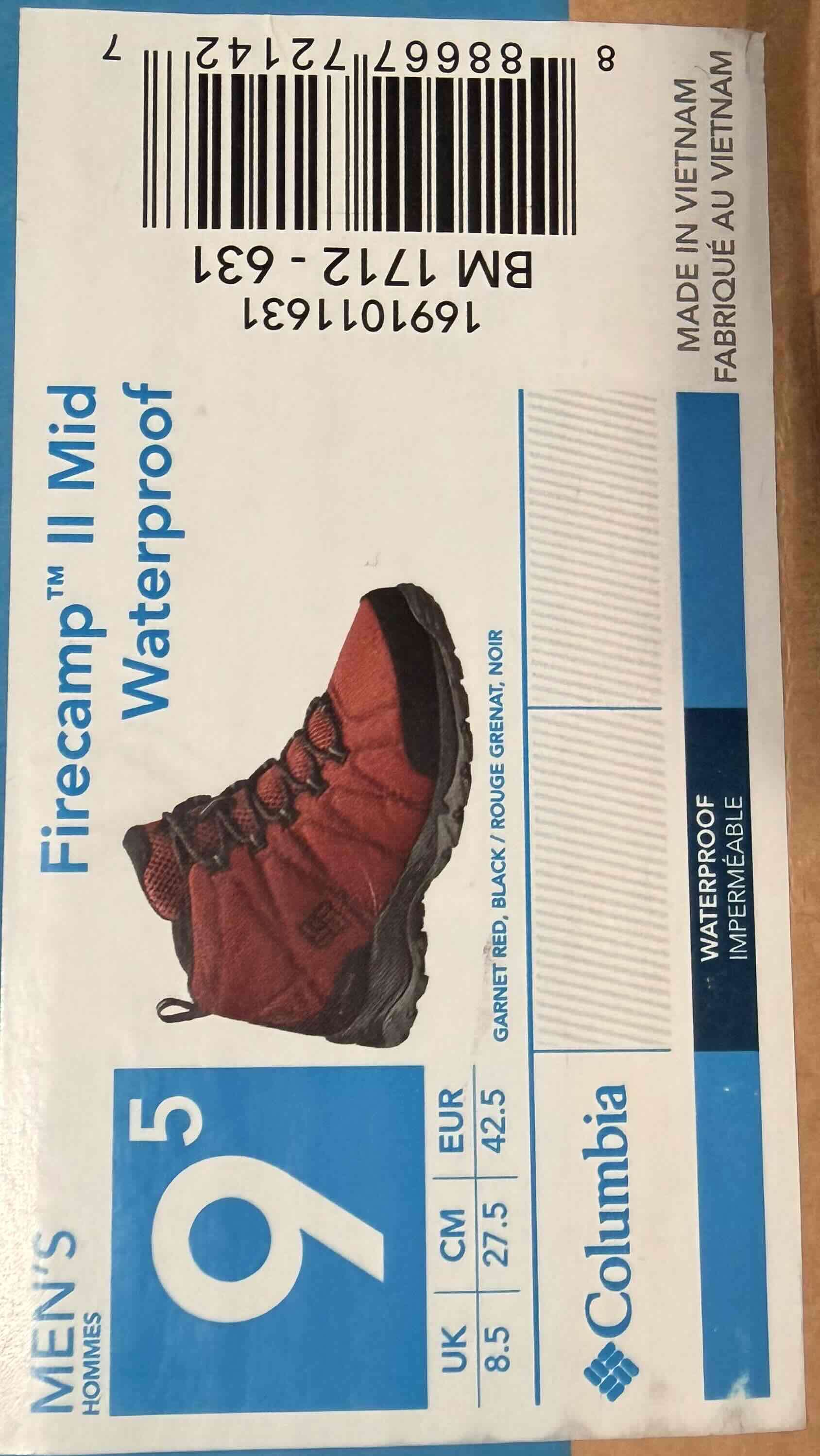 Botin Columbia impermeables rojas - miniatura 5