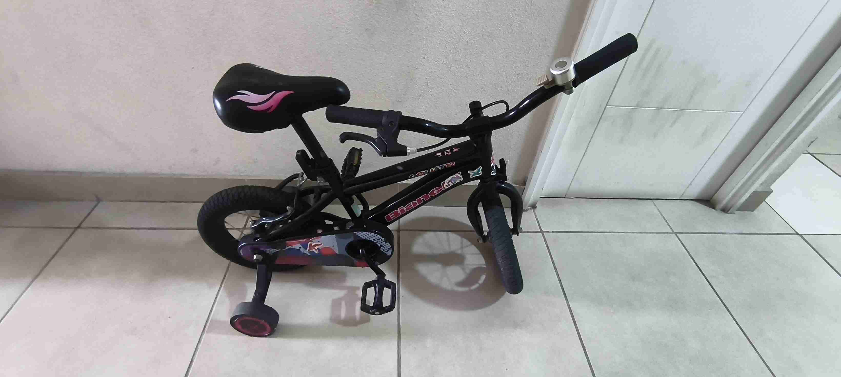 Bicicleta infantil Bianchi negra - miniatura 3