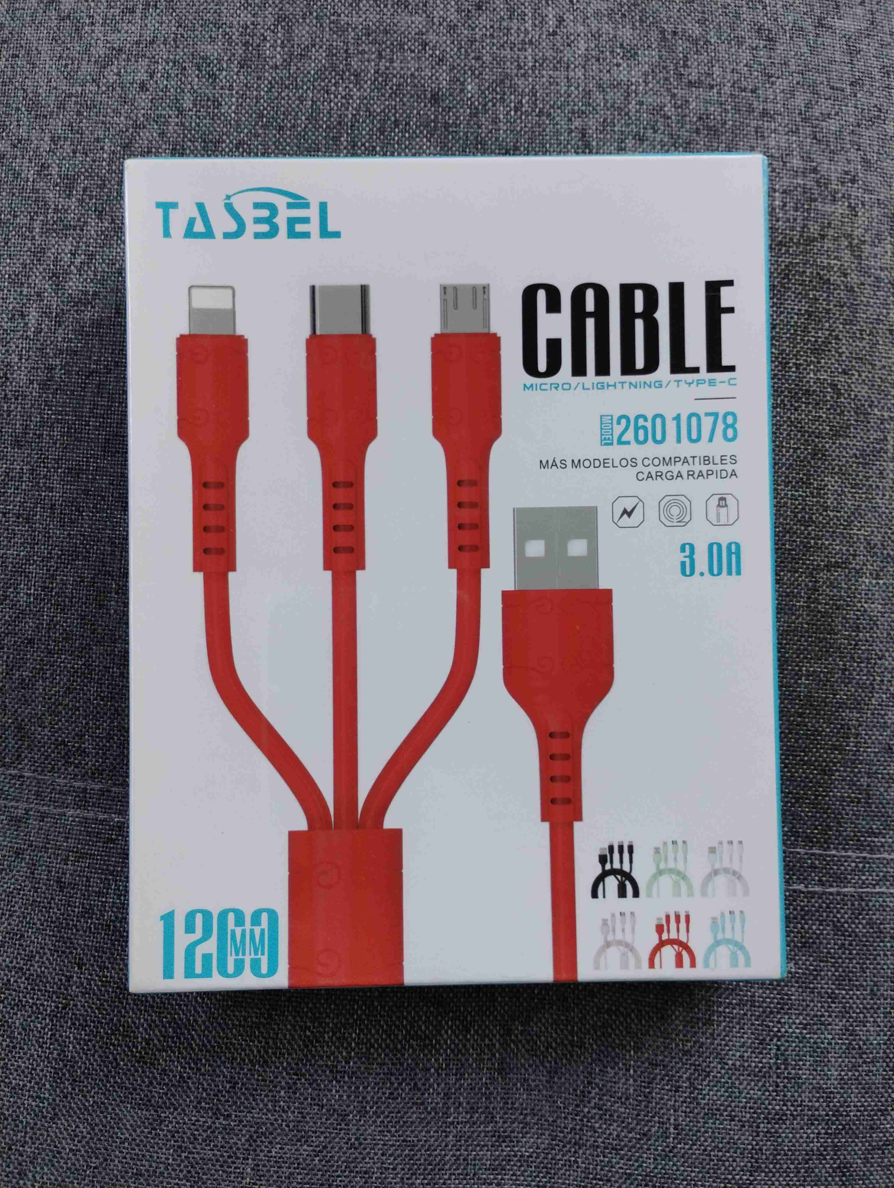 Cable Tasbel micro/lighting/type-c - miniatura 2