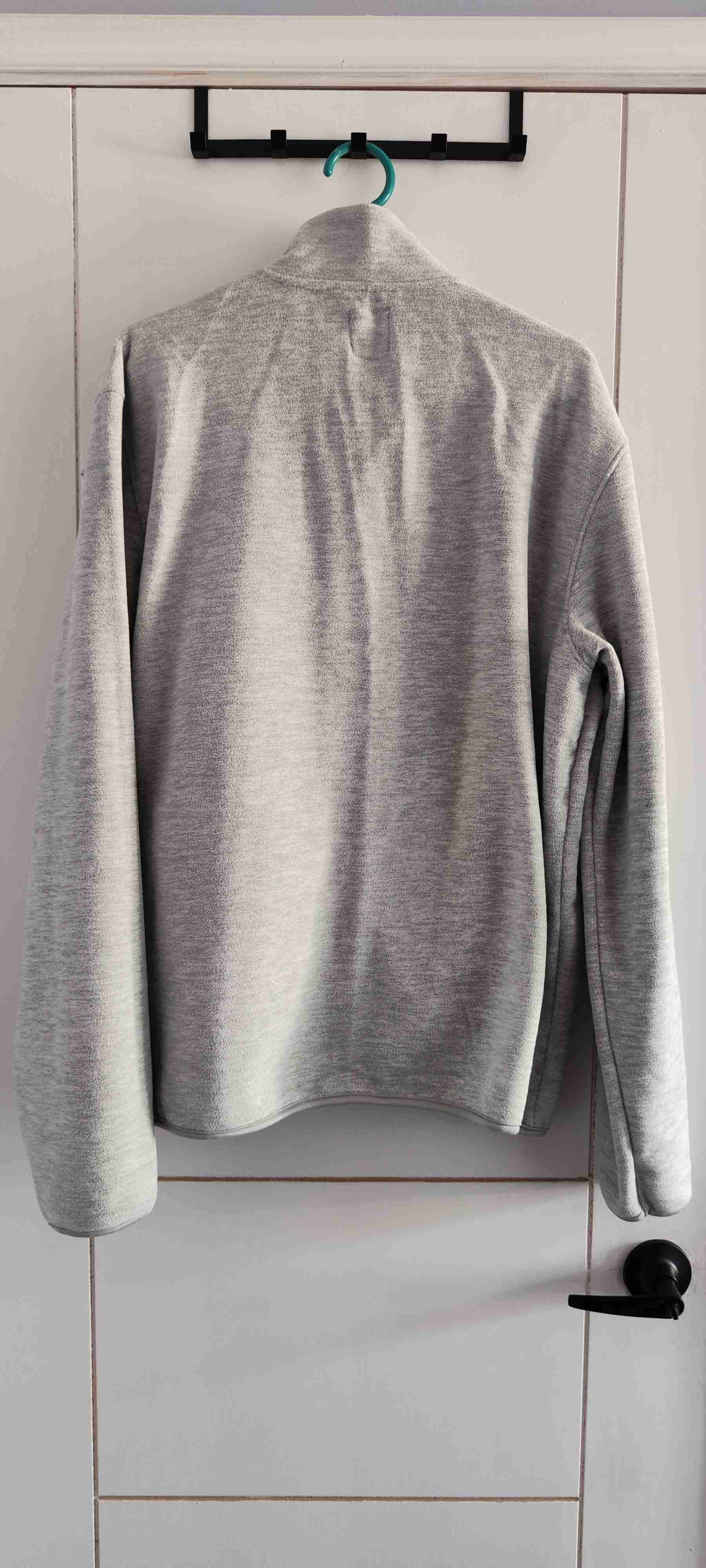 Chaqueta polar gris con cierre - miniatura 3