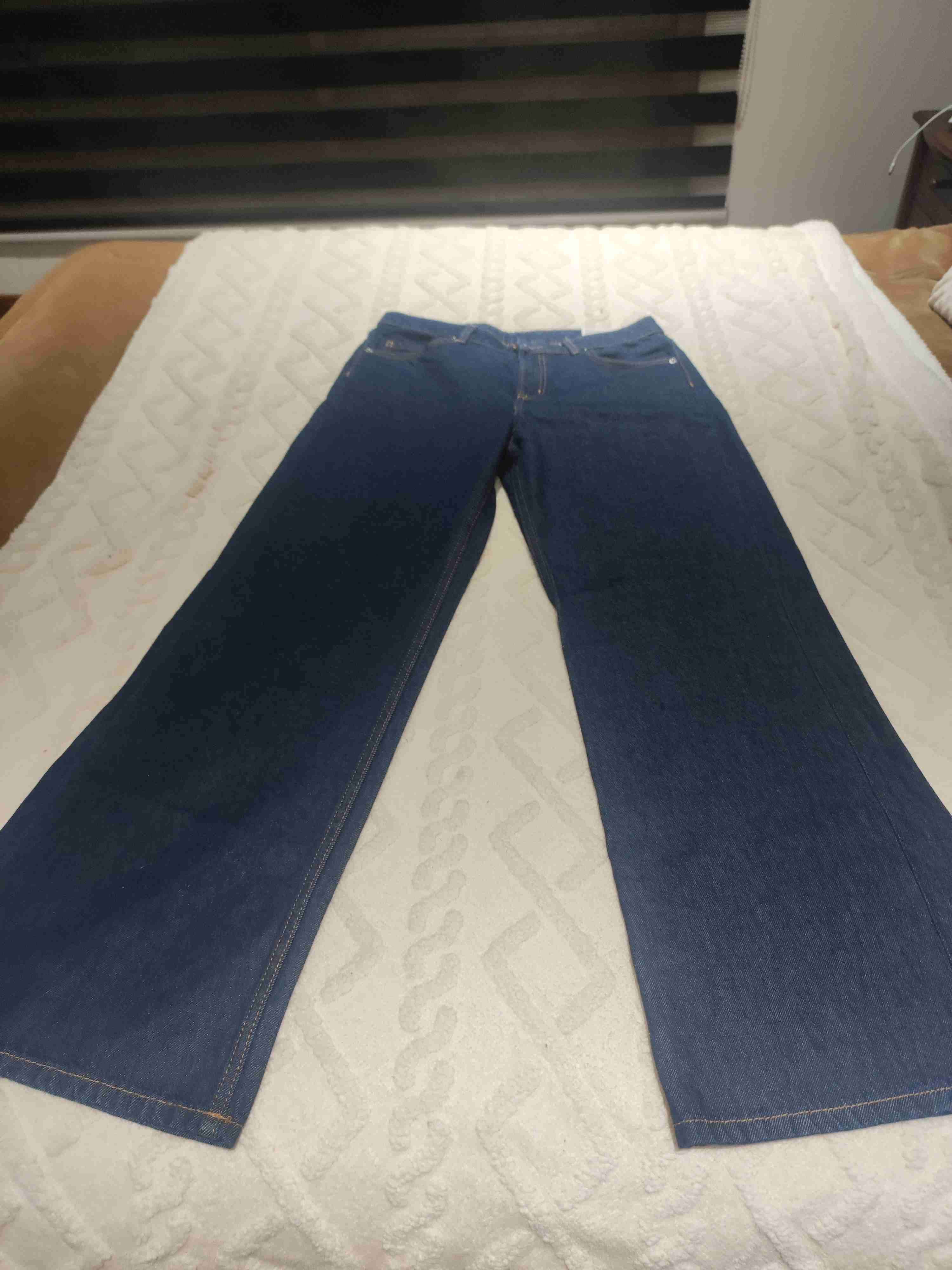 Jeans azules rectos - miniatura 1