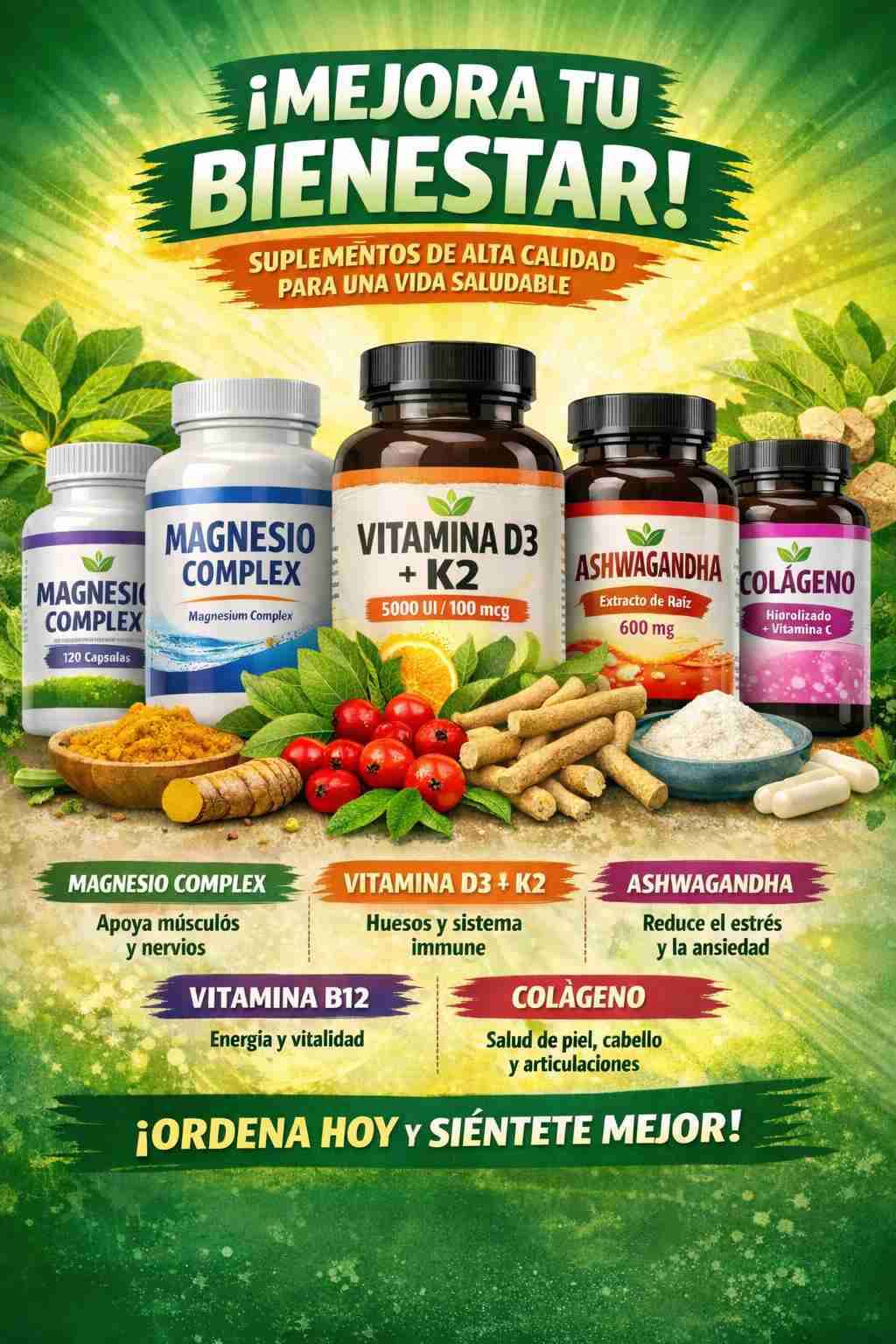 Suplementos nutricionales variados - miniatura 1