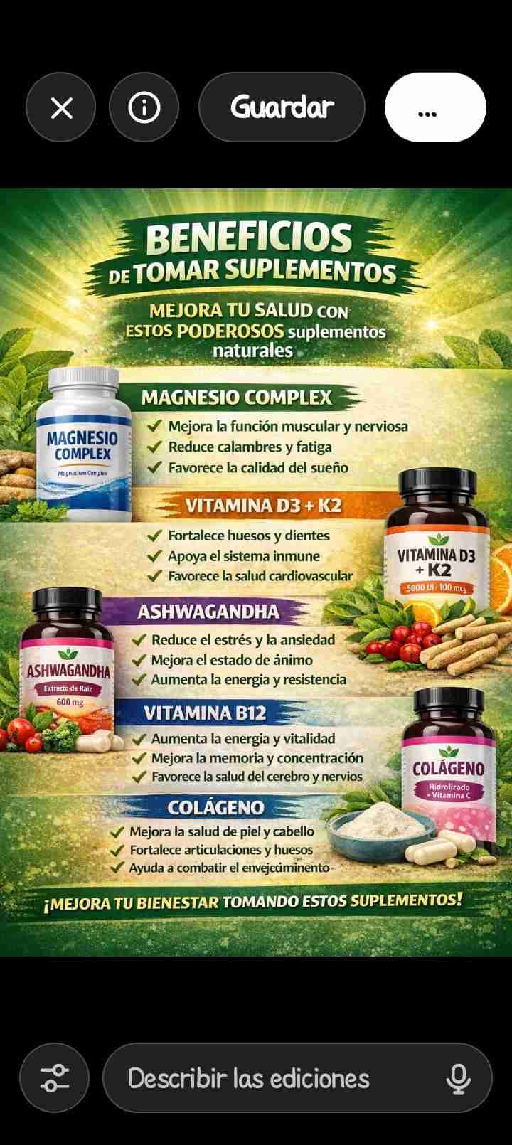 Suplementos nutricionales variados - miniatura 2