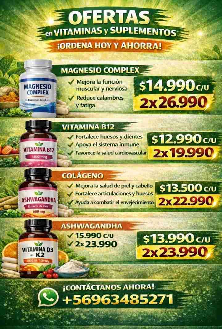 Suplementos nutricionales variados - miniatura 3