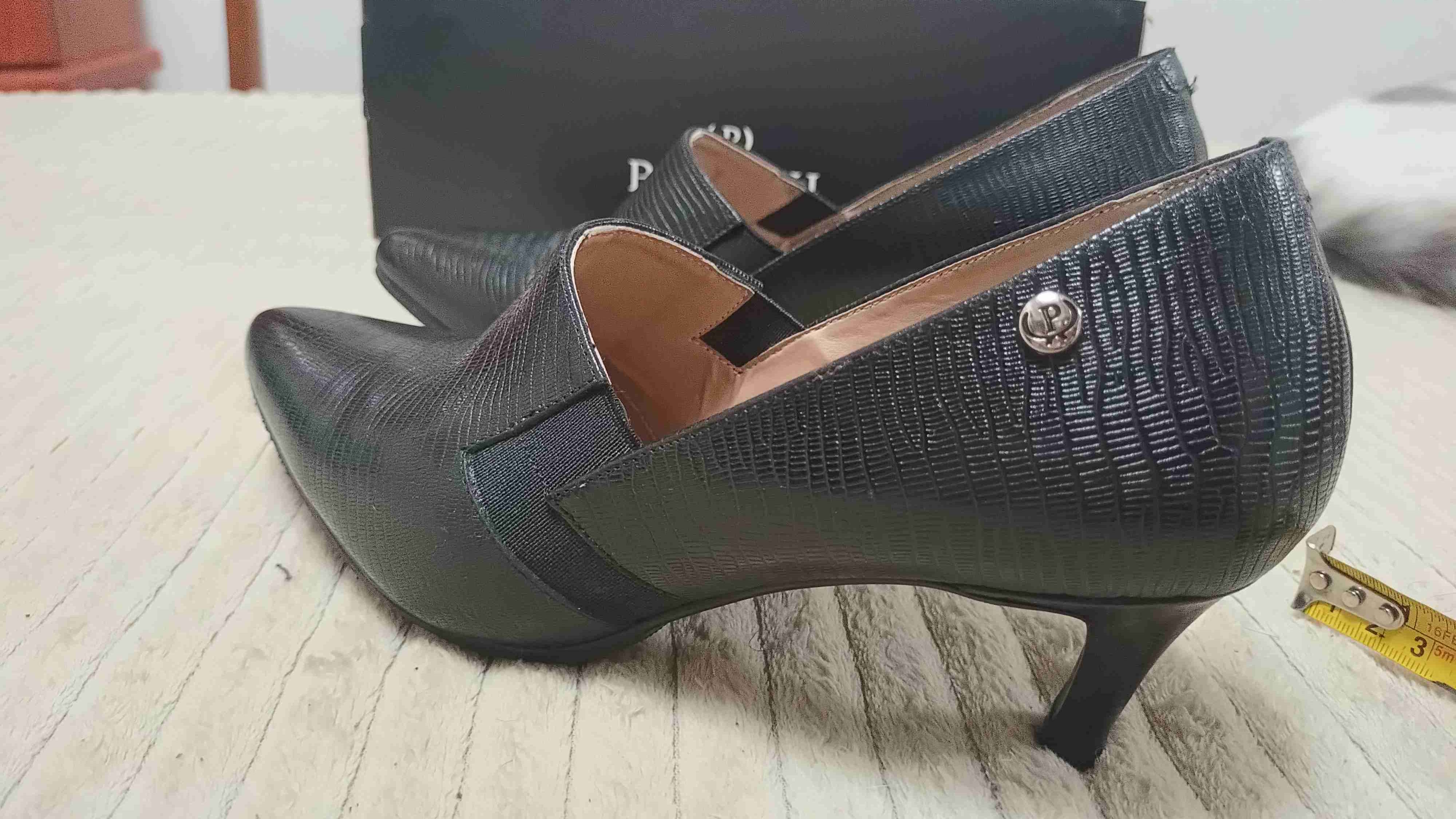 Zapatos de tacón Pollini negros - miniatura 3