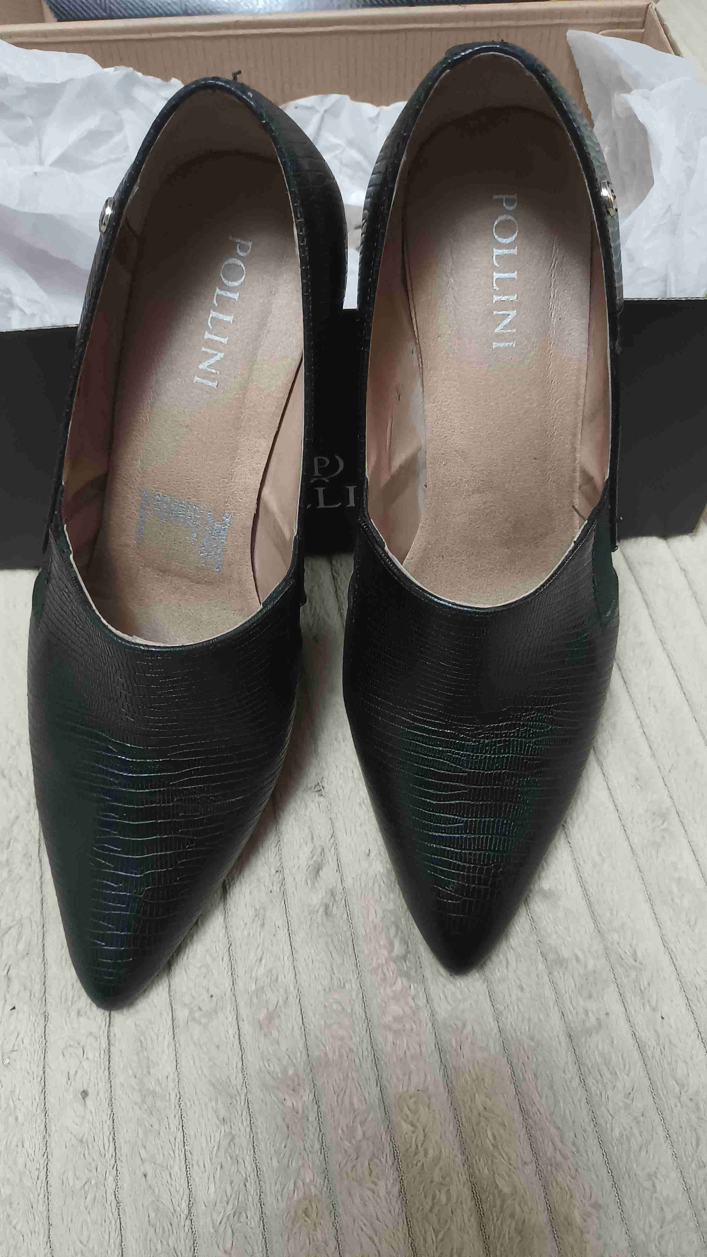 Zapatos de tacón Pollini negros - miniatura 6