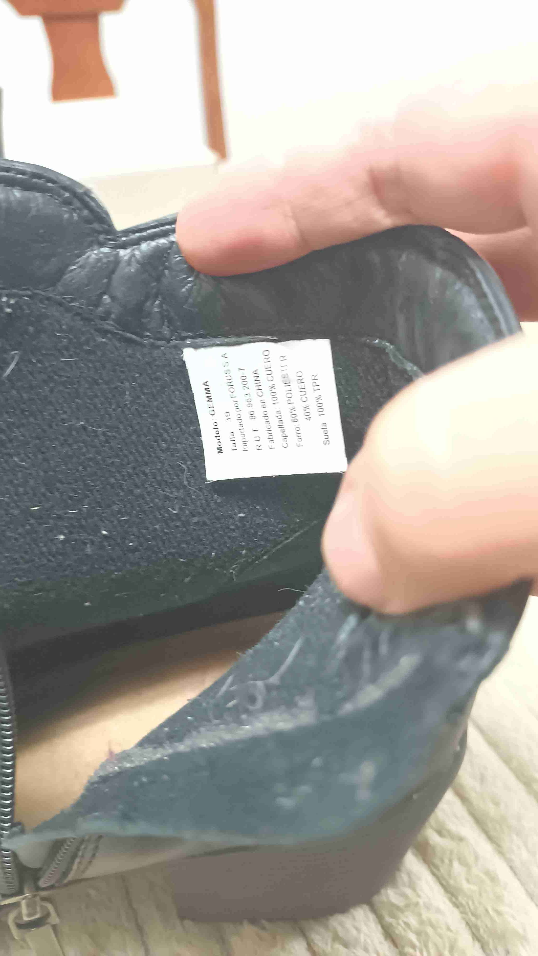 Botines negros de cuero - miniatura 5