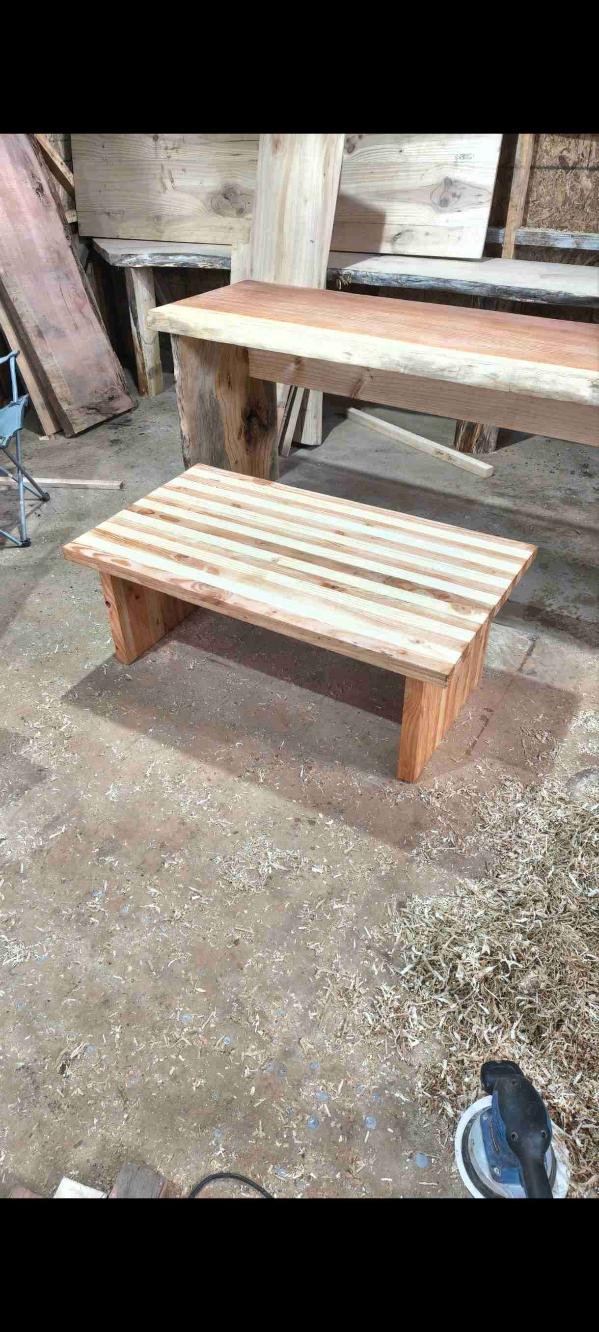 Mesa de centro de madera - miniatura 1