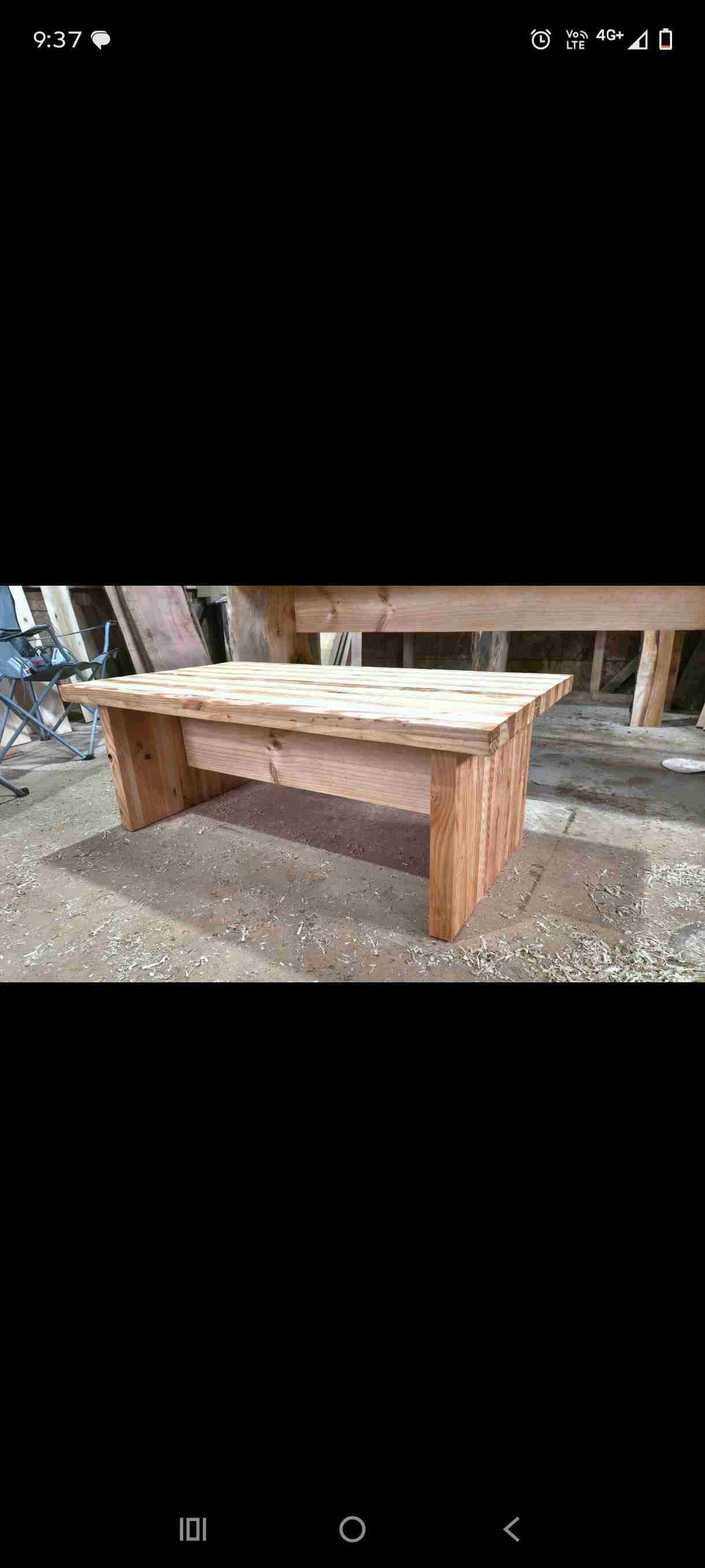 Mesa de centro de madera - miniatura 2