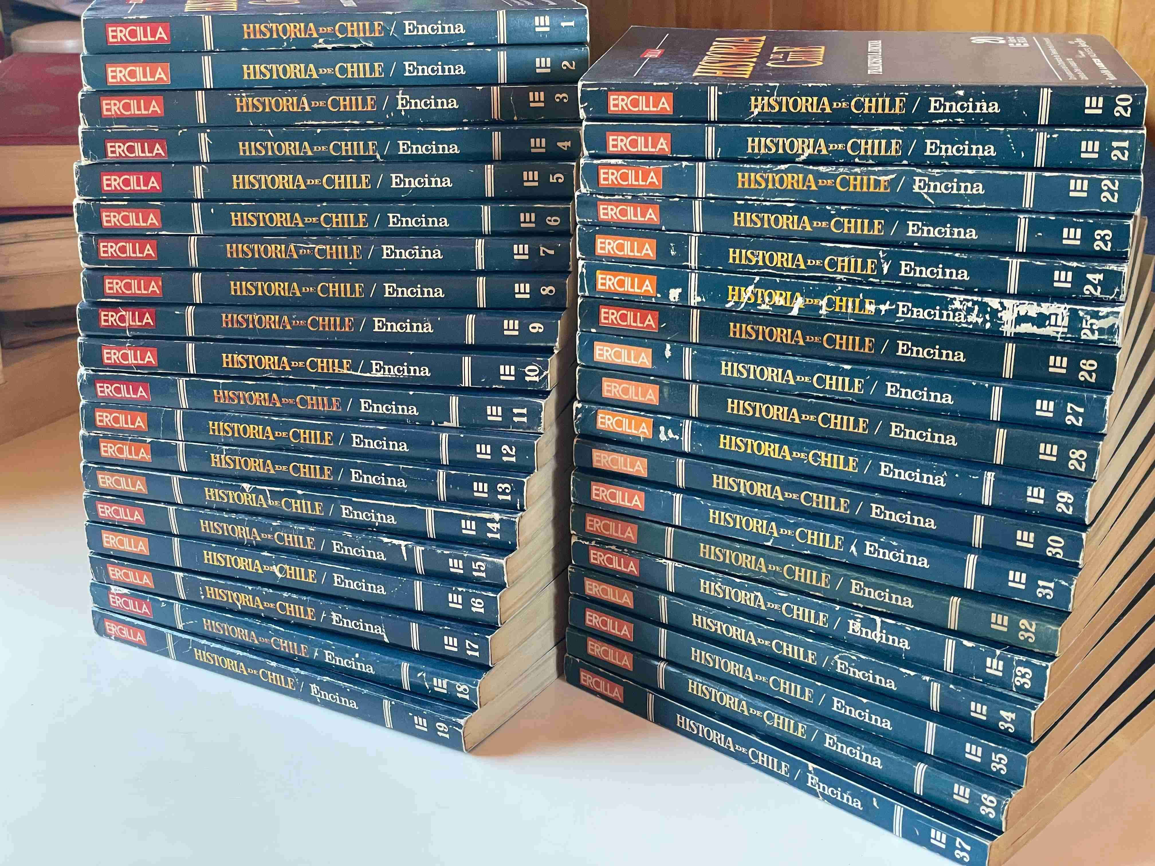Historia de Chile Colección Ercilla