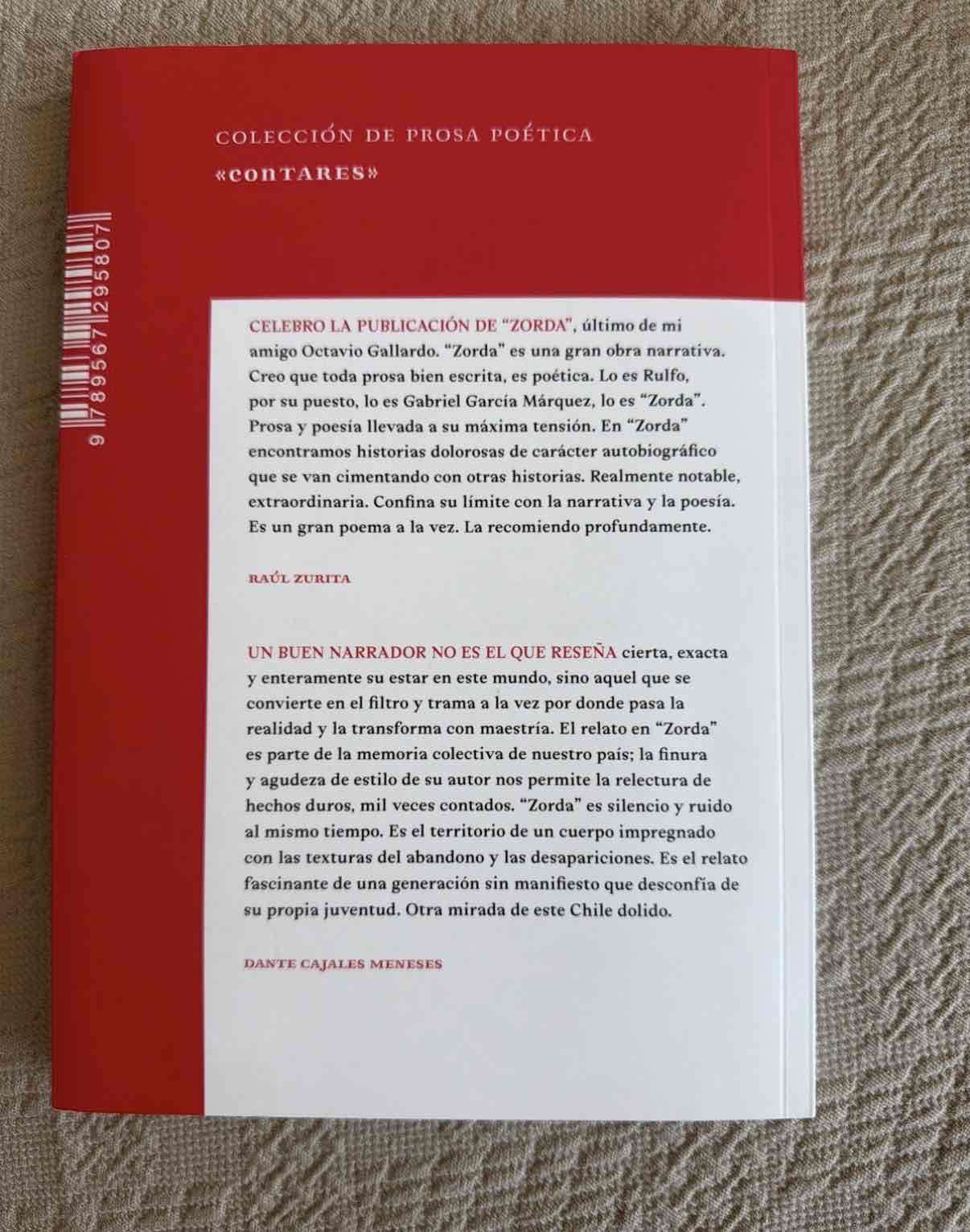 Libro 'Zorda' de Octavio Gallardo - miniatura 2