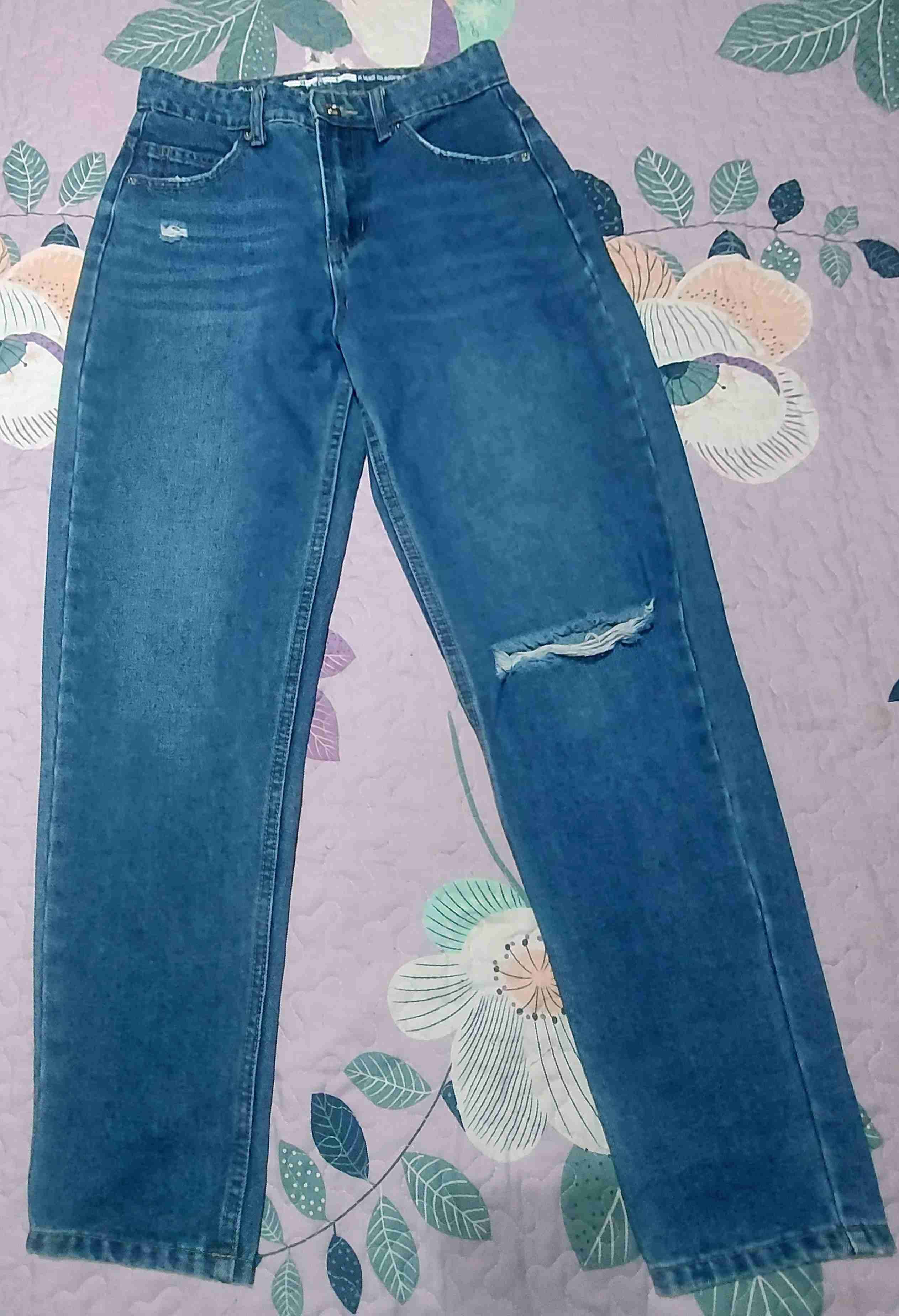 Jeans Sybilla azules con rasgaduras - miniatura 1