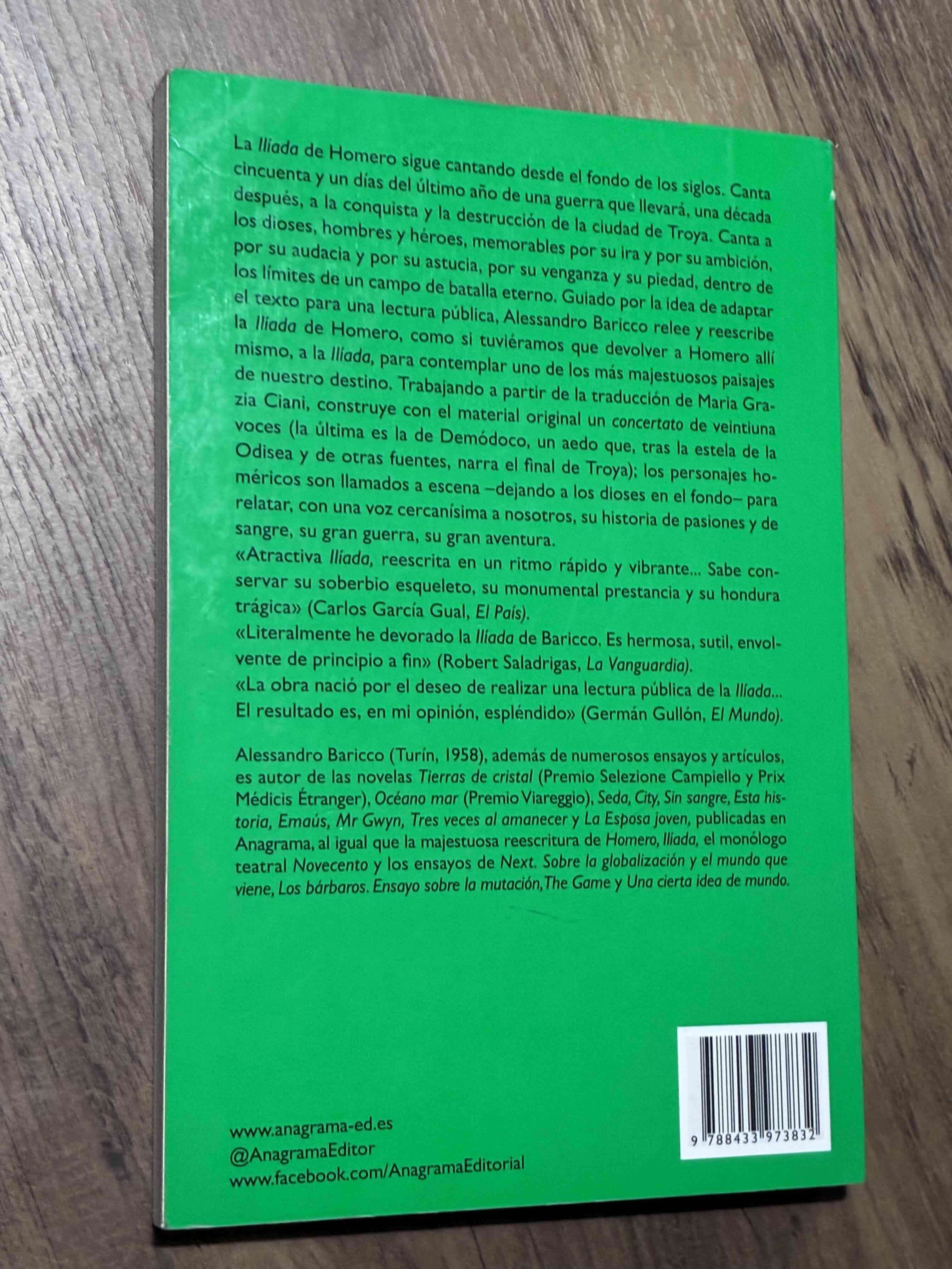 Libro Homero, Ilíada - Baricco - miniatura 2