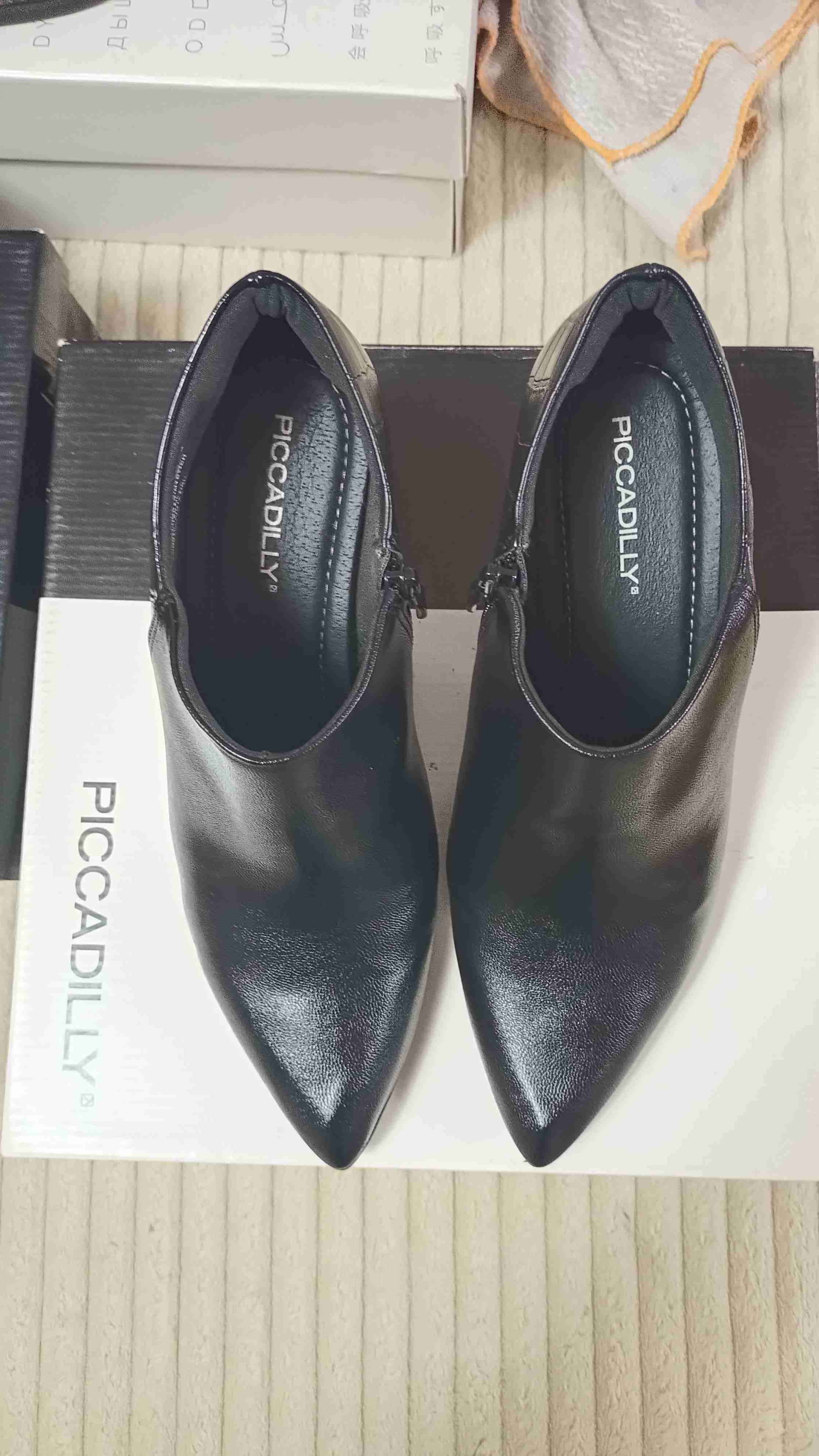 Botines negros de cuero - miniatura 3