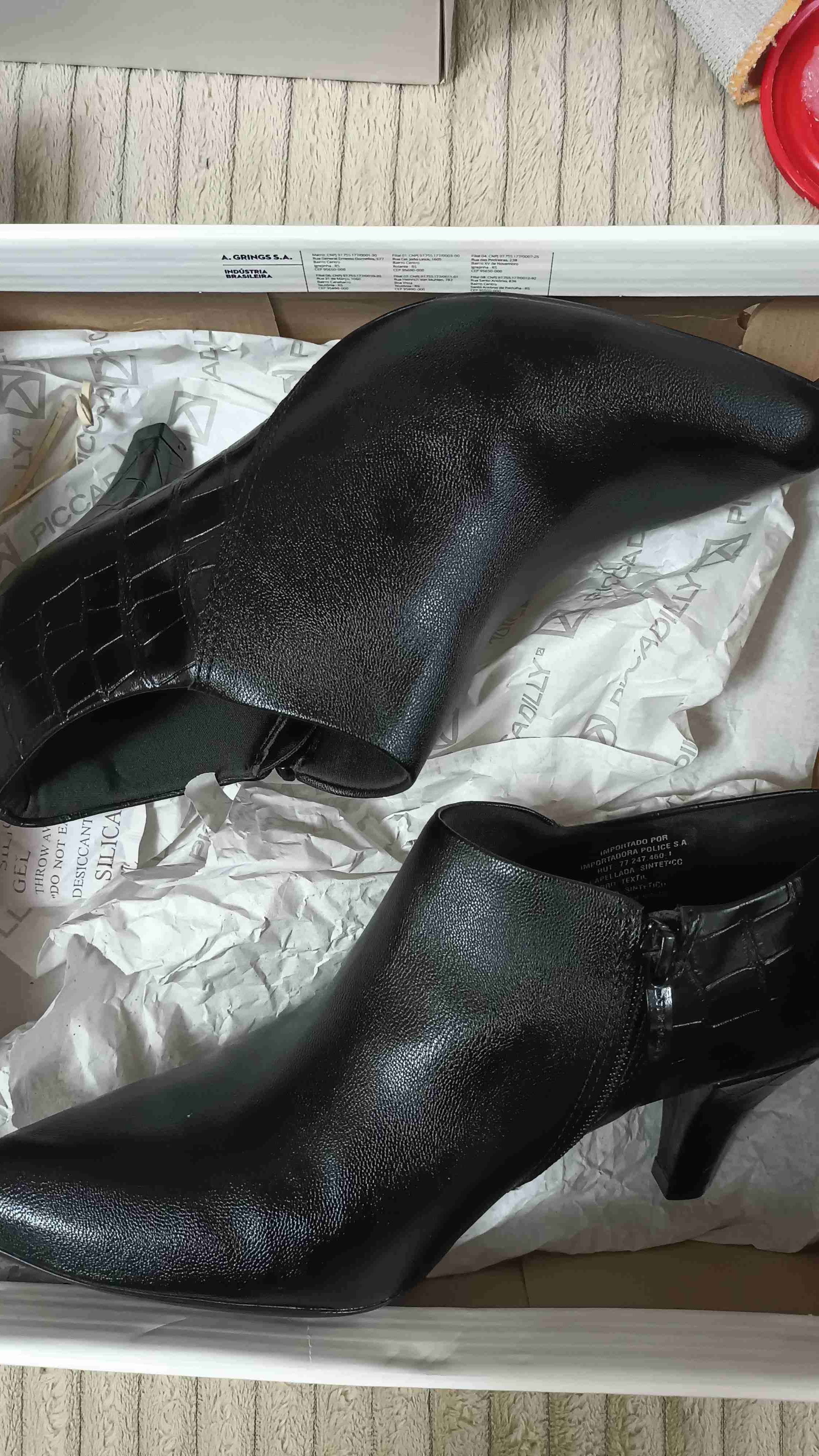 Botines negros de cuero - miniatura 4