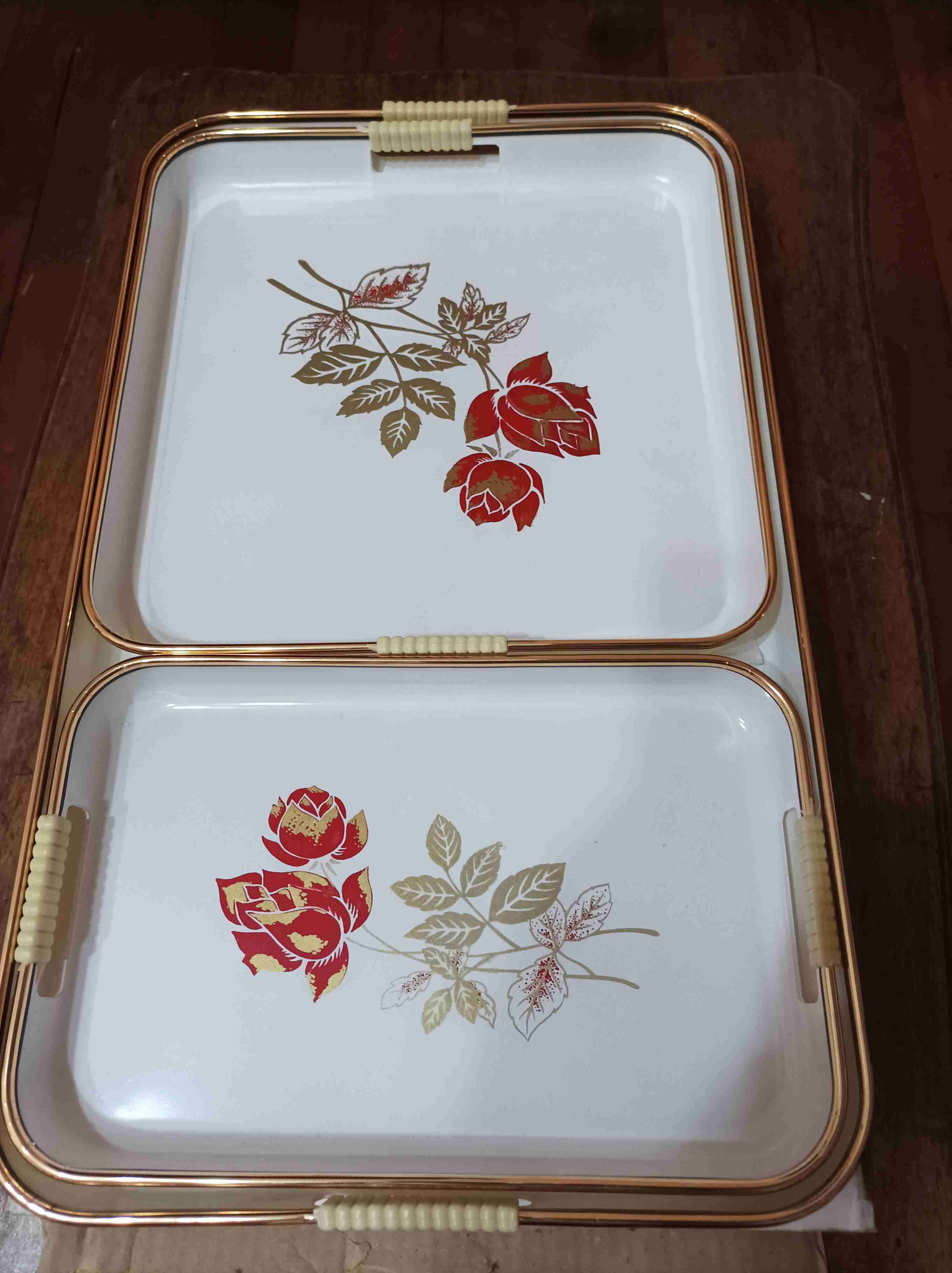 Set de bandejas decorativas 3 piezas - miniatura 1