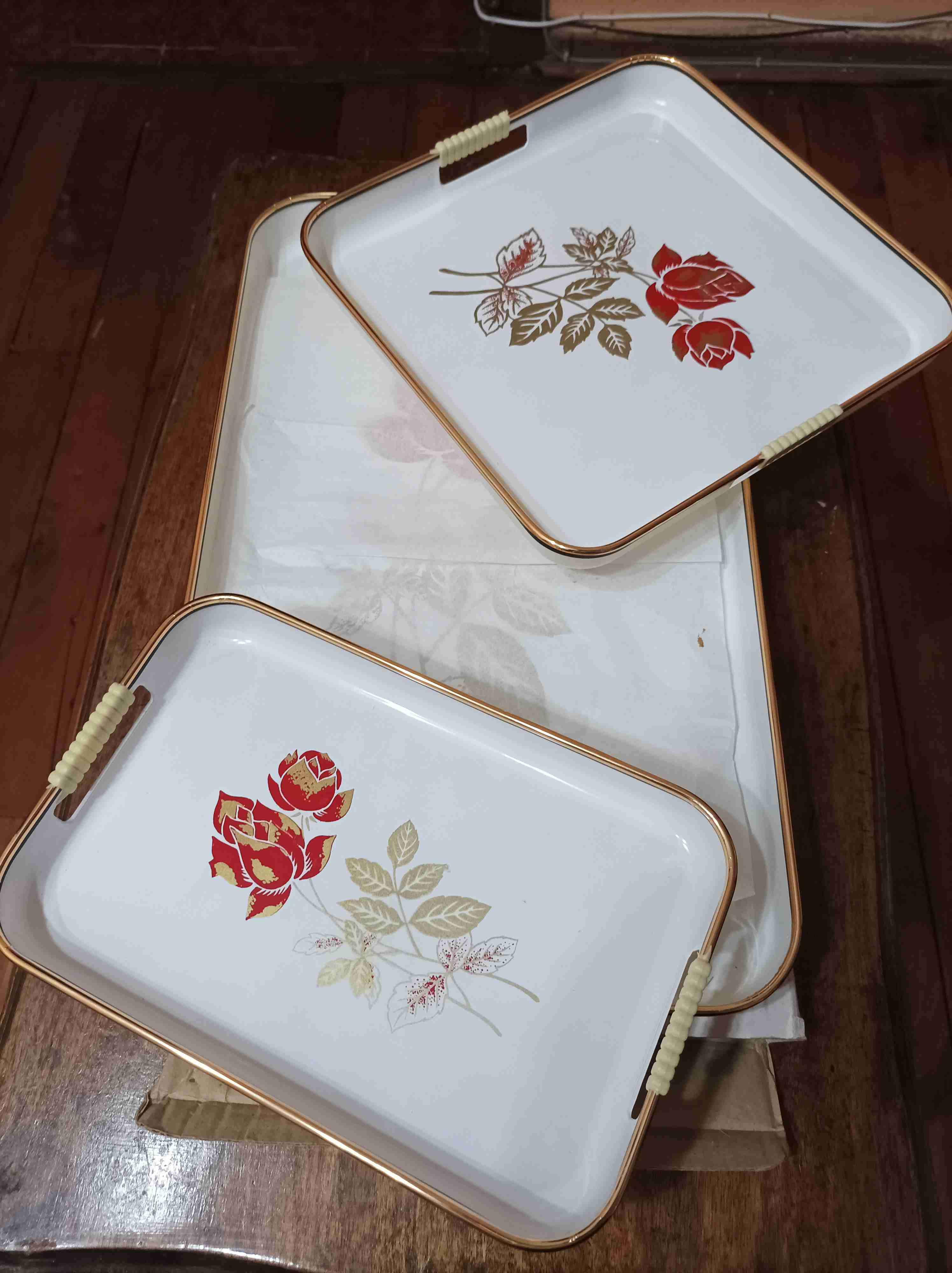 Set de bandejas decorativas 3 piezas - miniatura 2