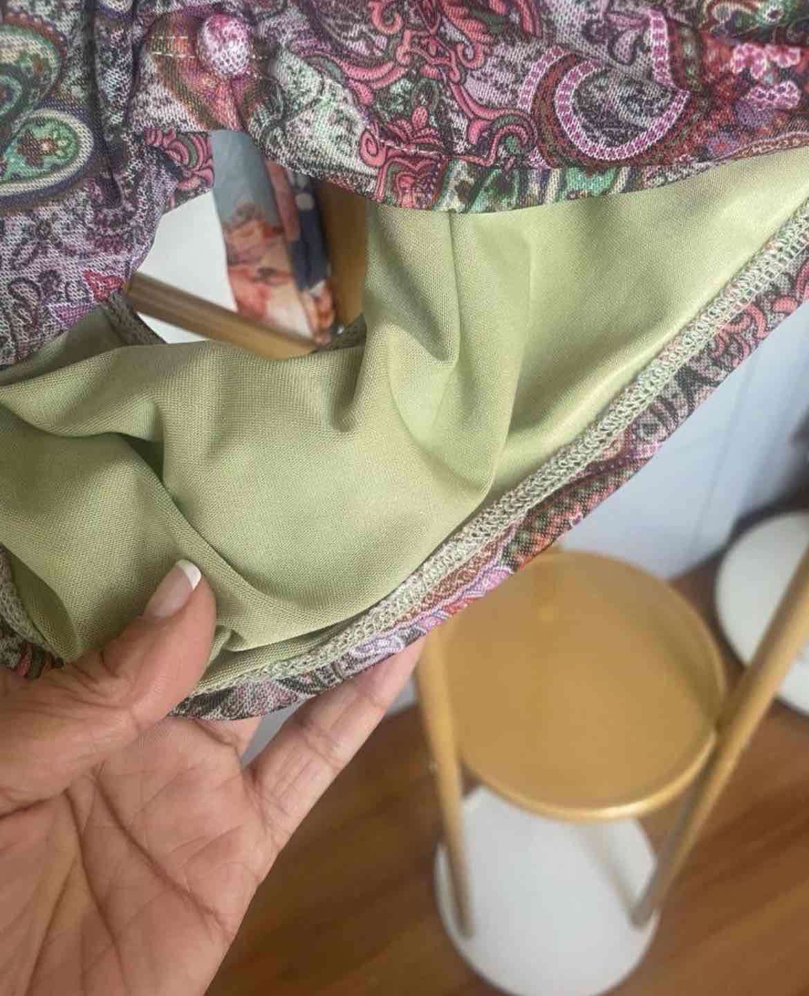 Top estampado bohemio - miniatura 2