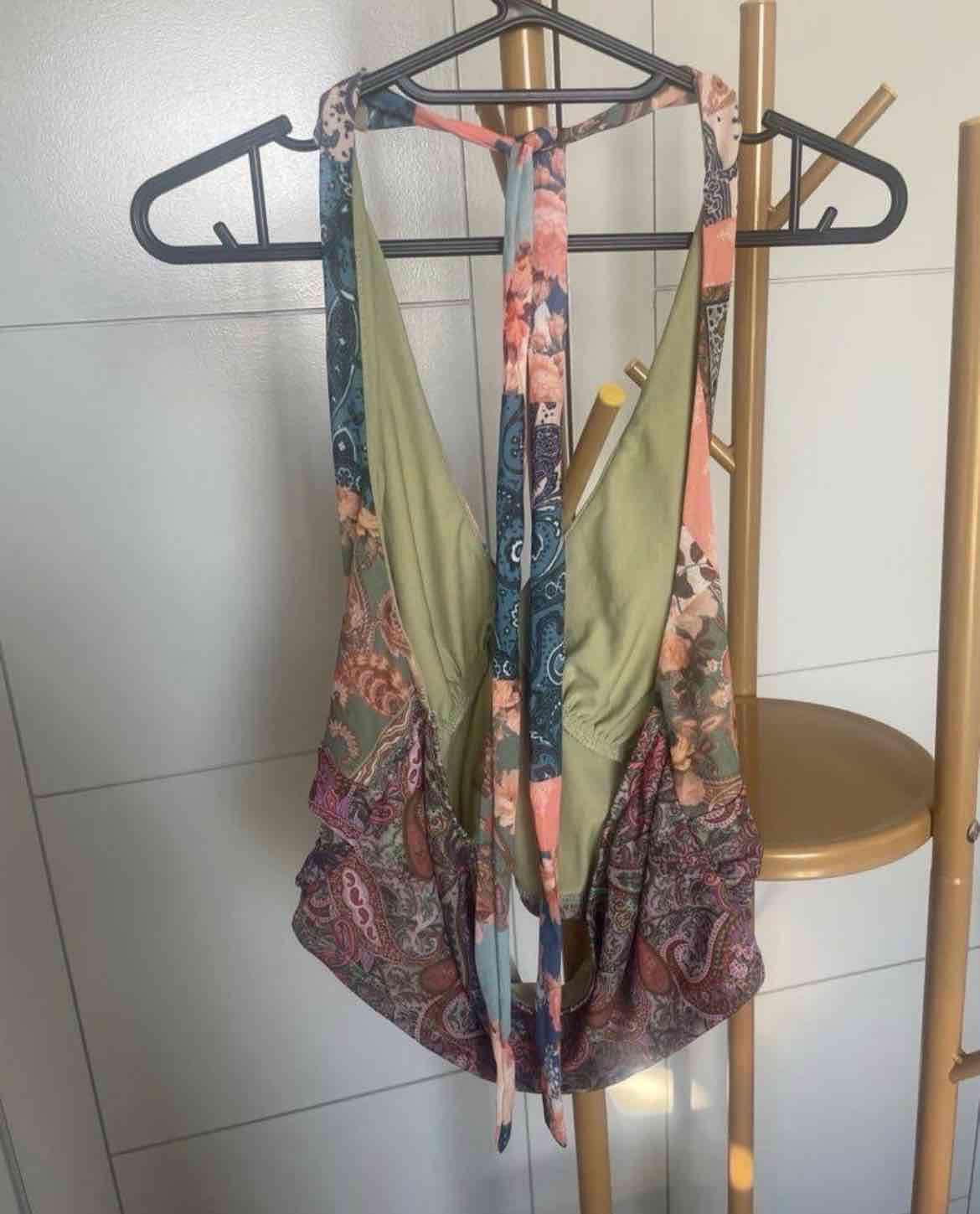 Top estampado bohemio - miniatura 3