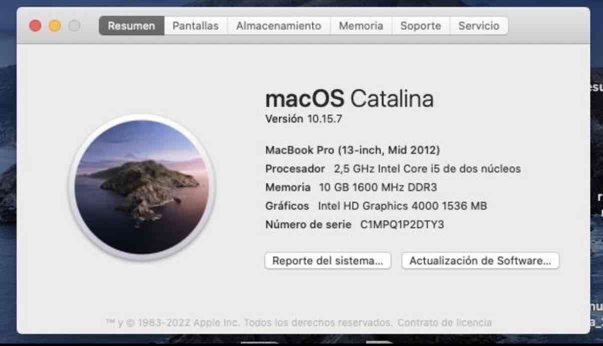 Laptop MacBook Pro usada 2012 - miniatura 5