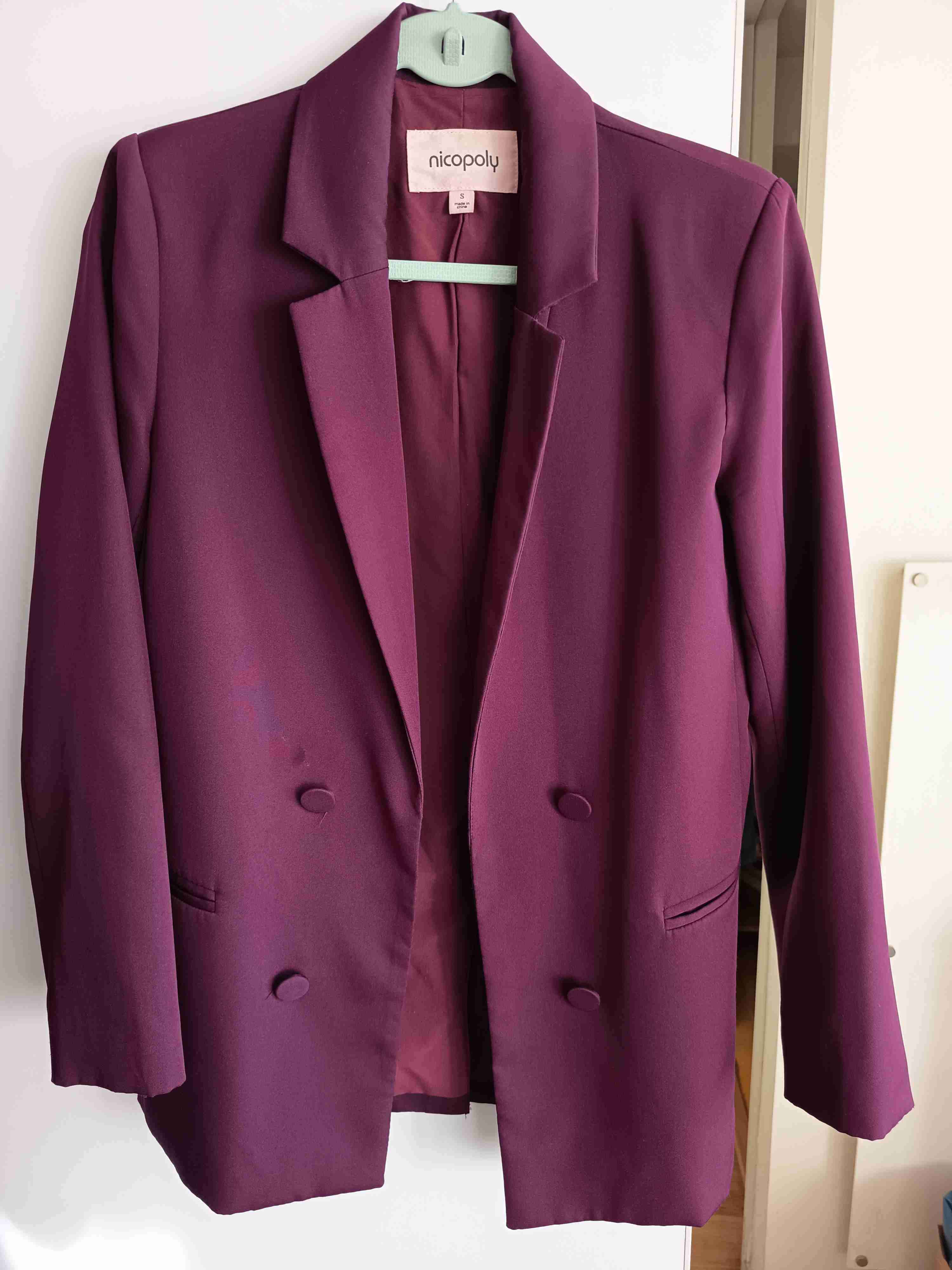 Blazer morado Nicopoly