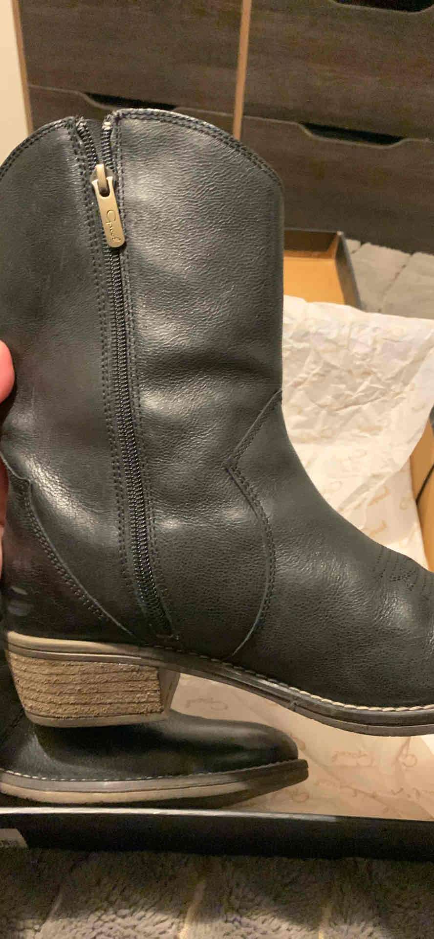 Botas negras de cuero 38 Gacel - miniatura 3