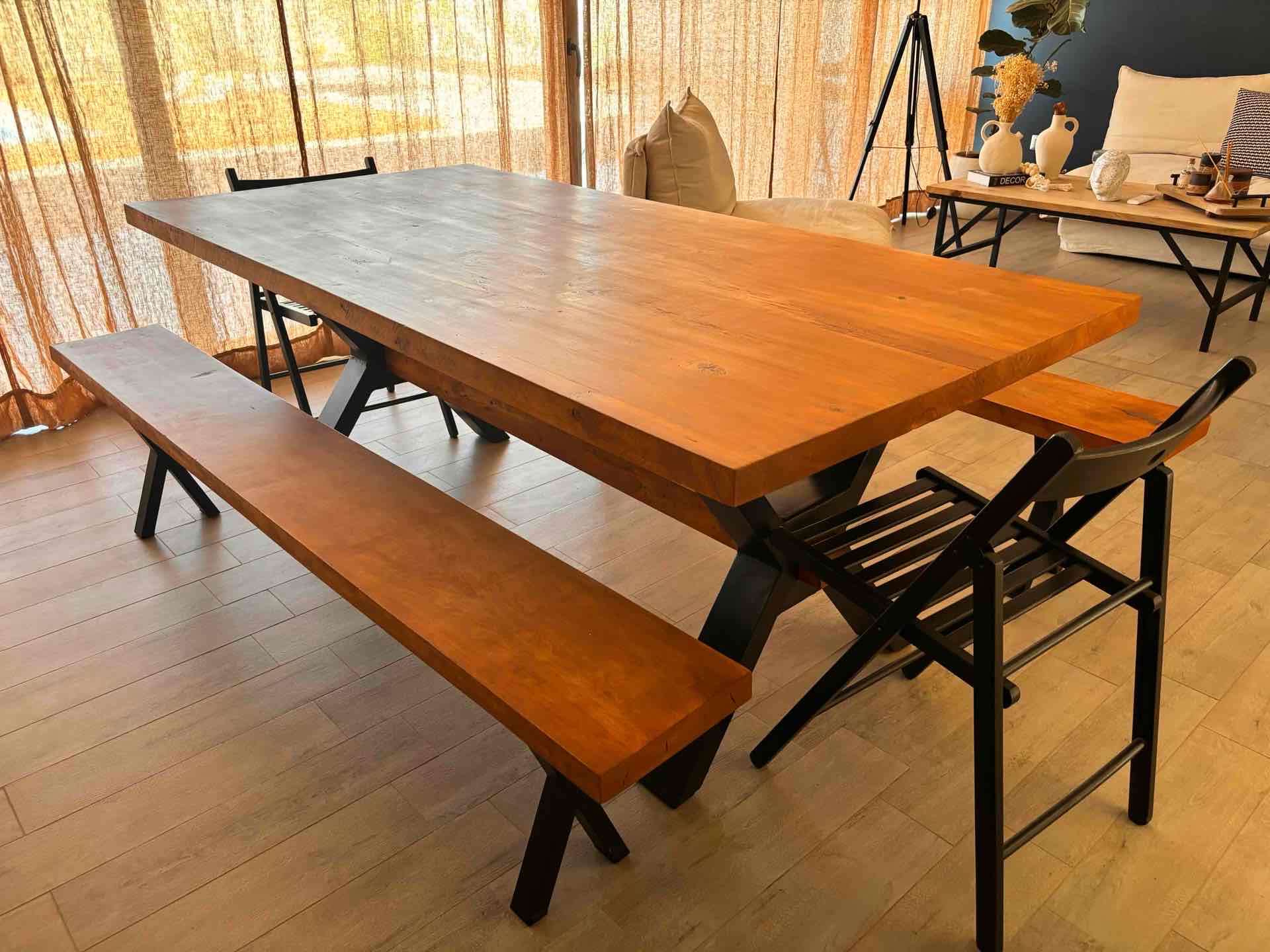Mesa de comedor madera nativa - miniatura 2