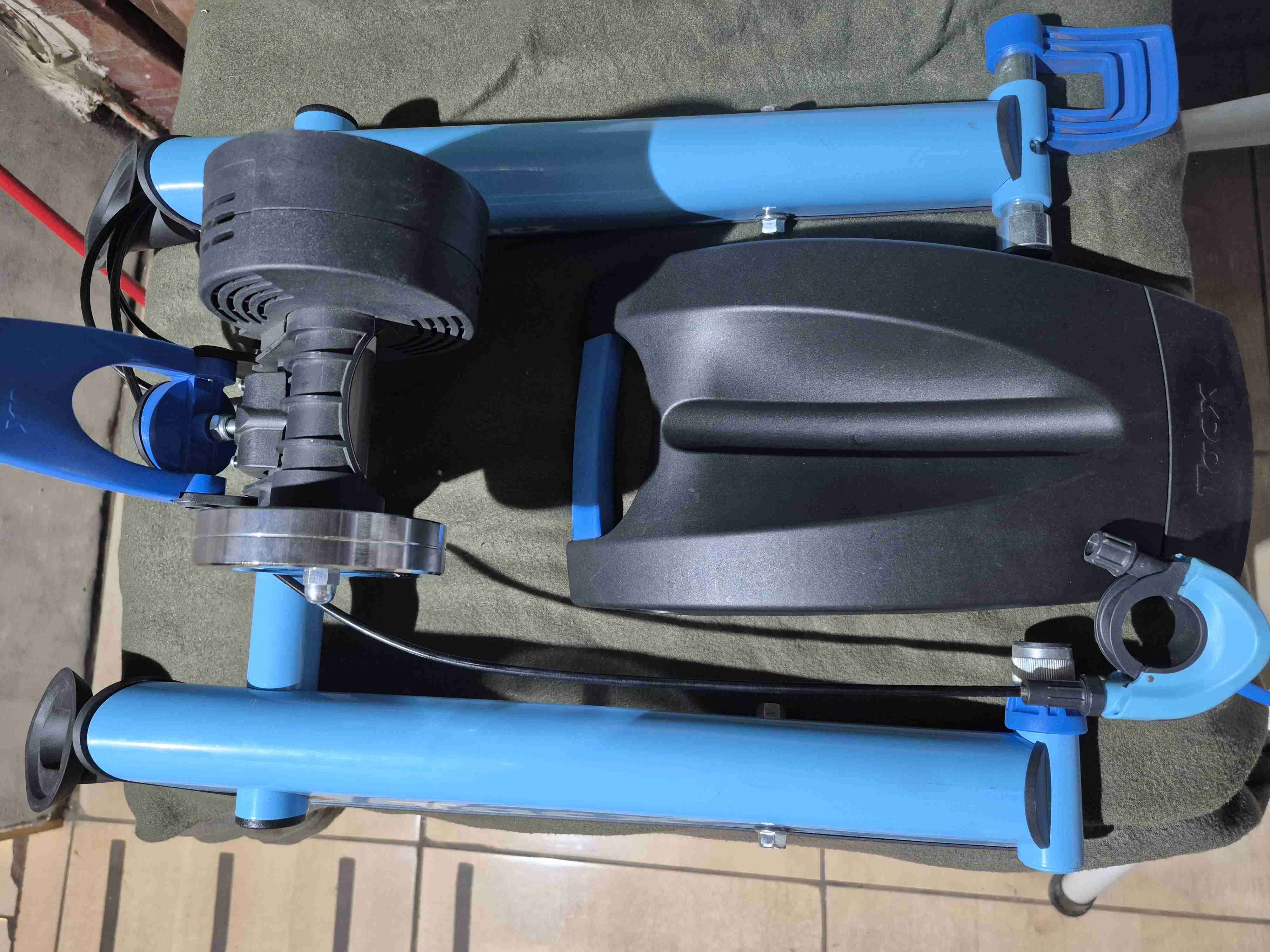 Rodillo azul para bicicleta Marca: Tacx - miniatura 1