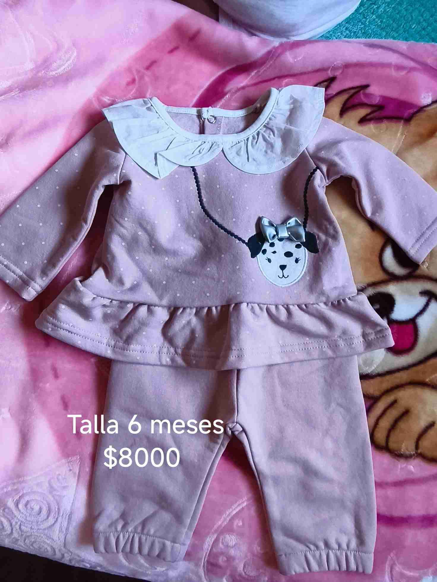 Conjunto bebé rosado 6 meses - miniatura 1