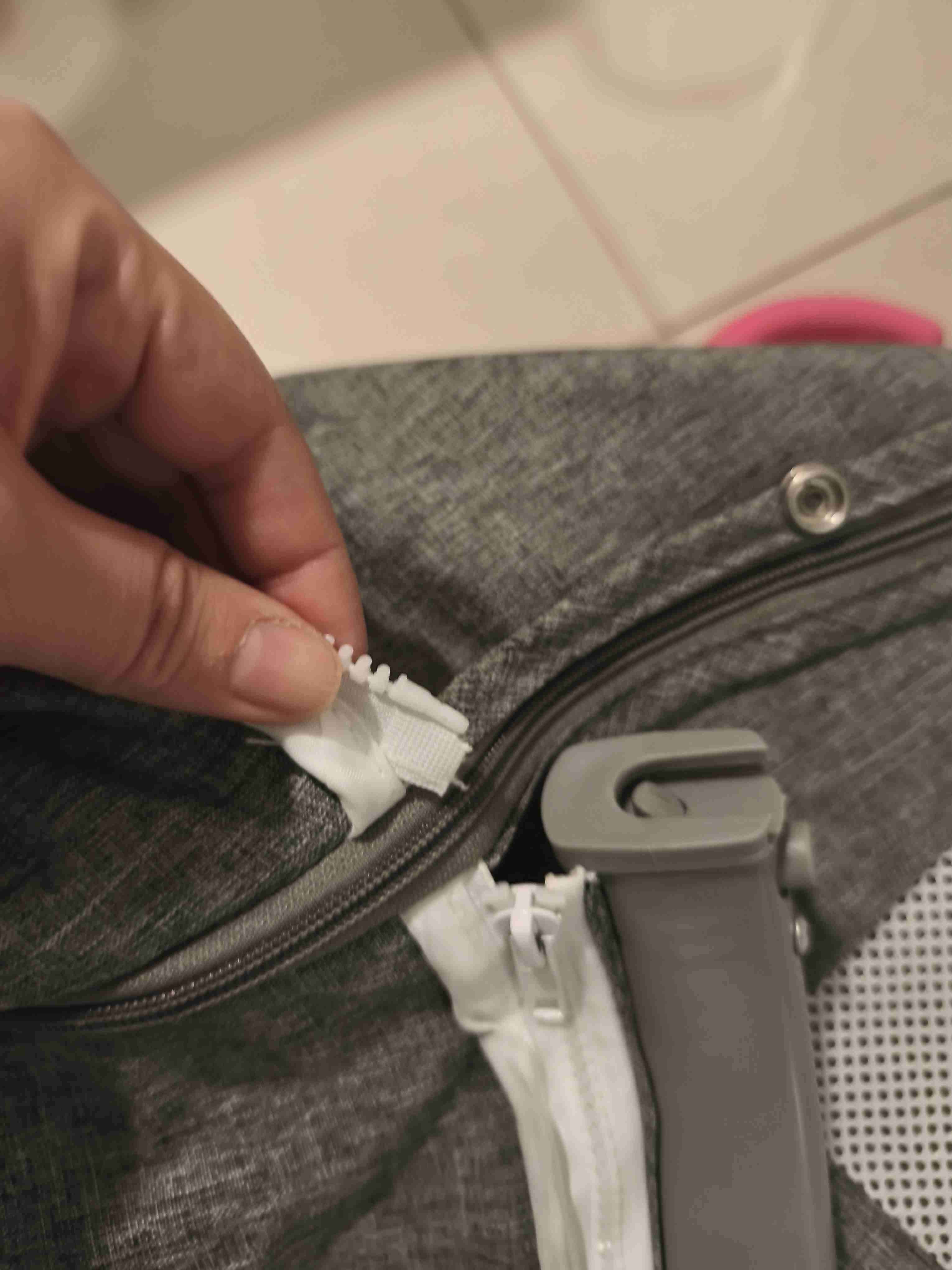 Vendo cuna colecho plegable Lil Pengyu gris - miniatura 5