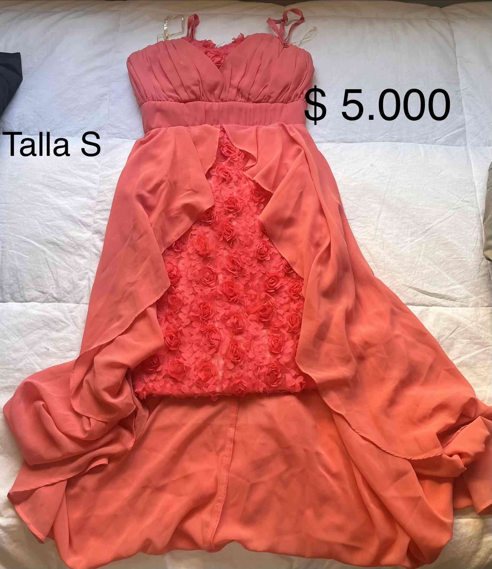 Vestido jeans azul con cordones - miniatura 3