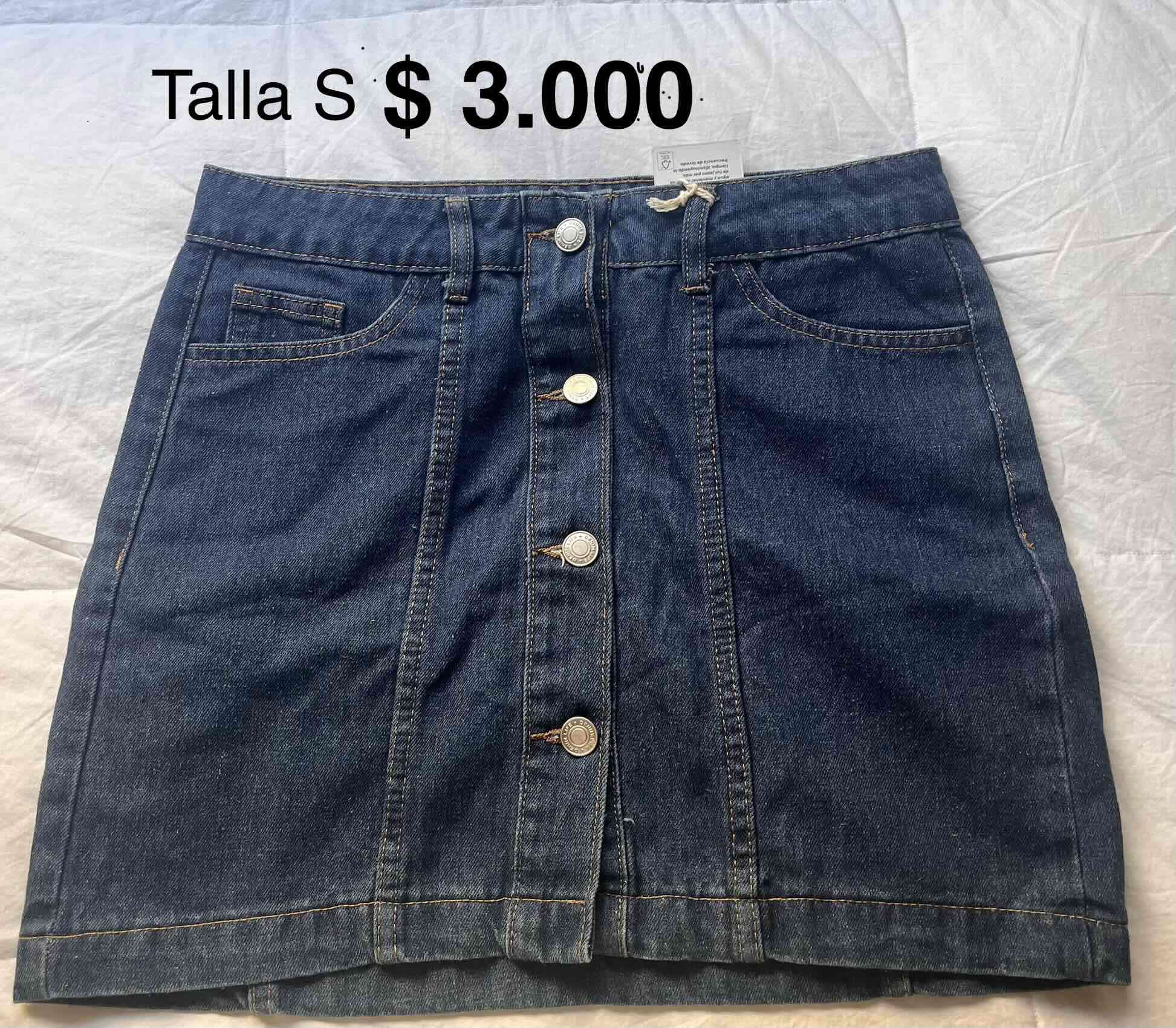 Vestido jeans azul con cordones - miniatura 6