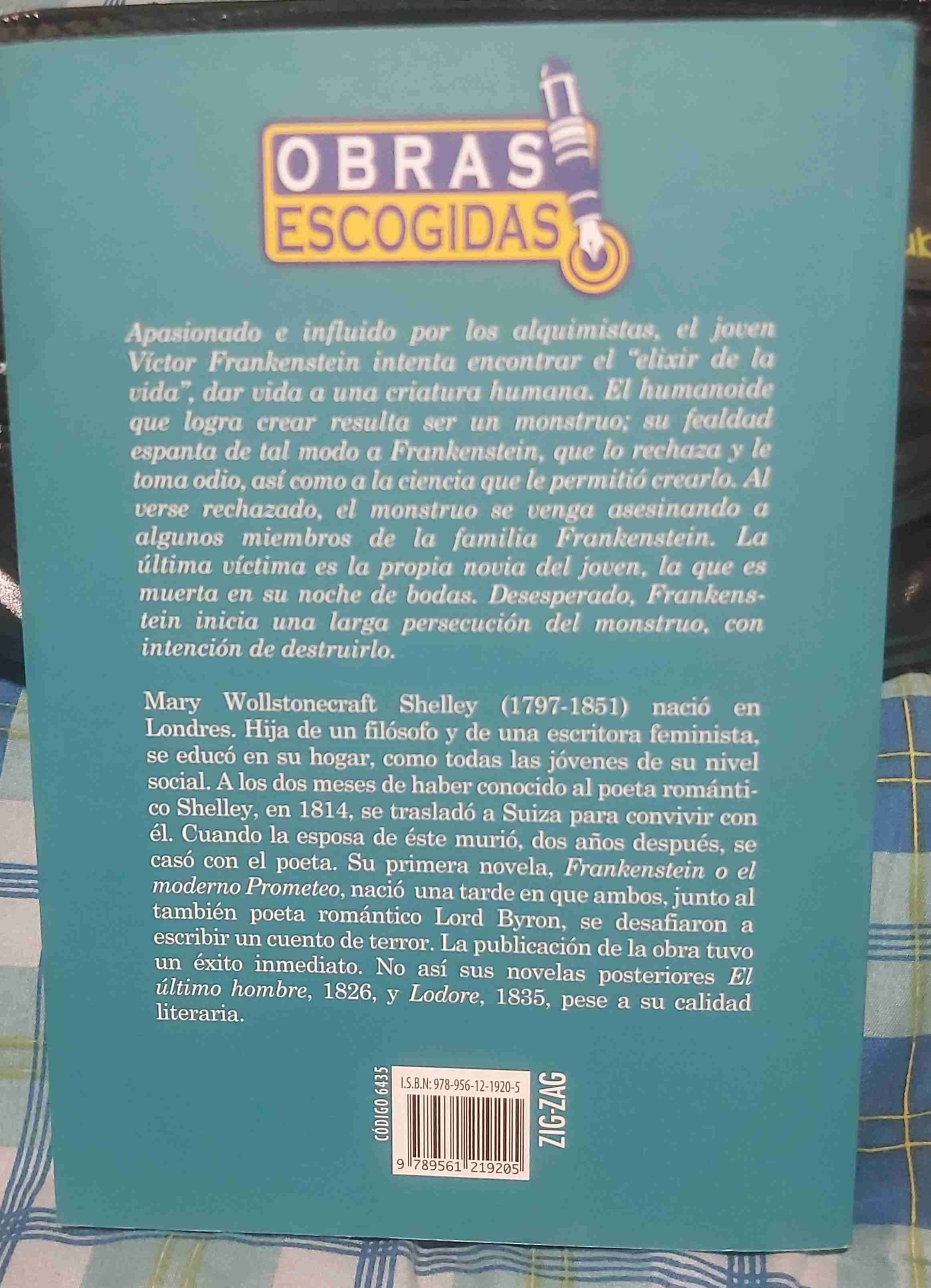 Libro "Frankenstein o el moderno Prometeo" - miniatura 2