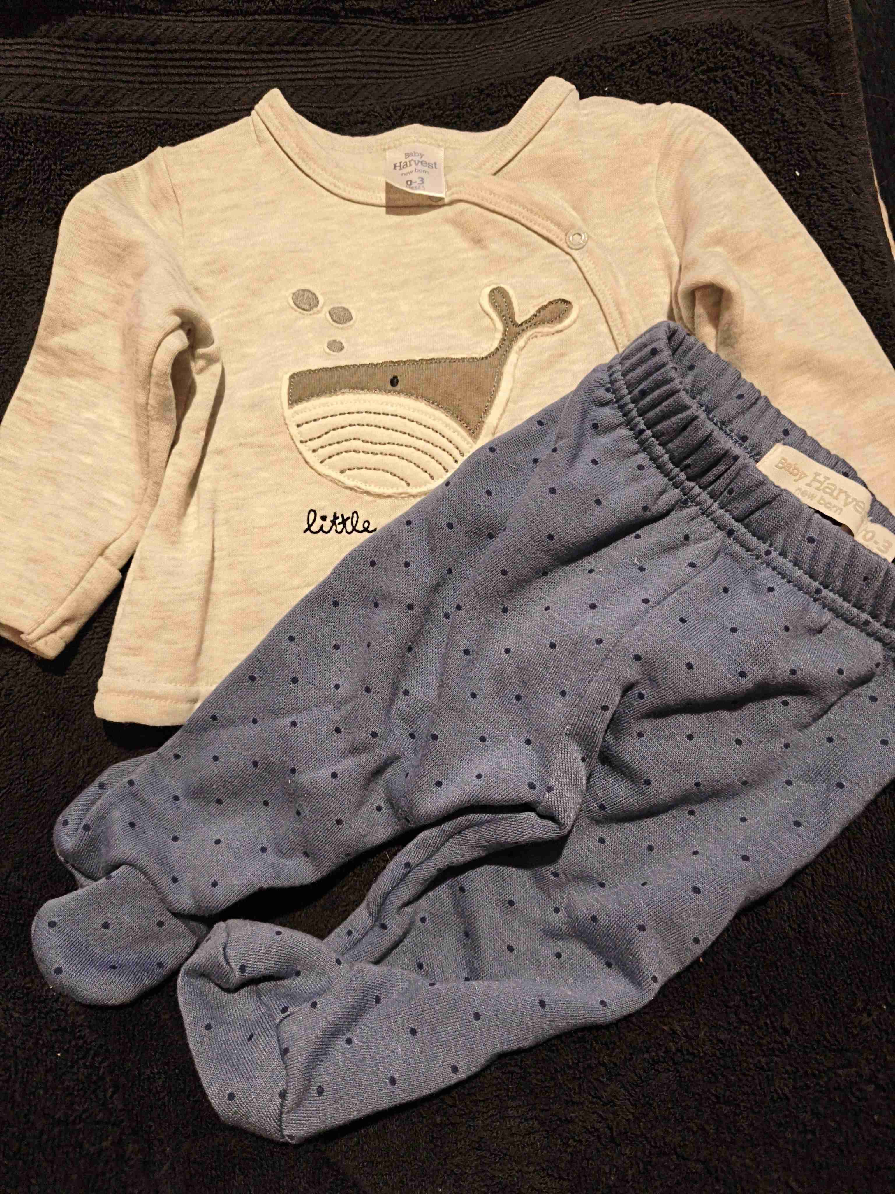 Pijama bebé ballena 0-3 meses