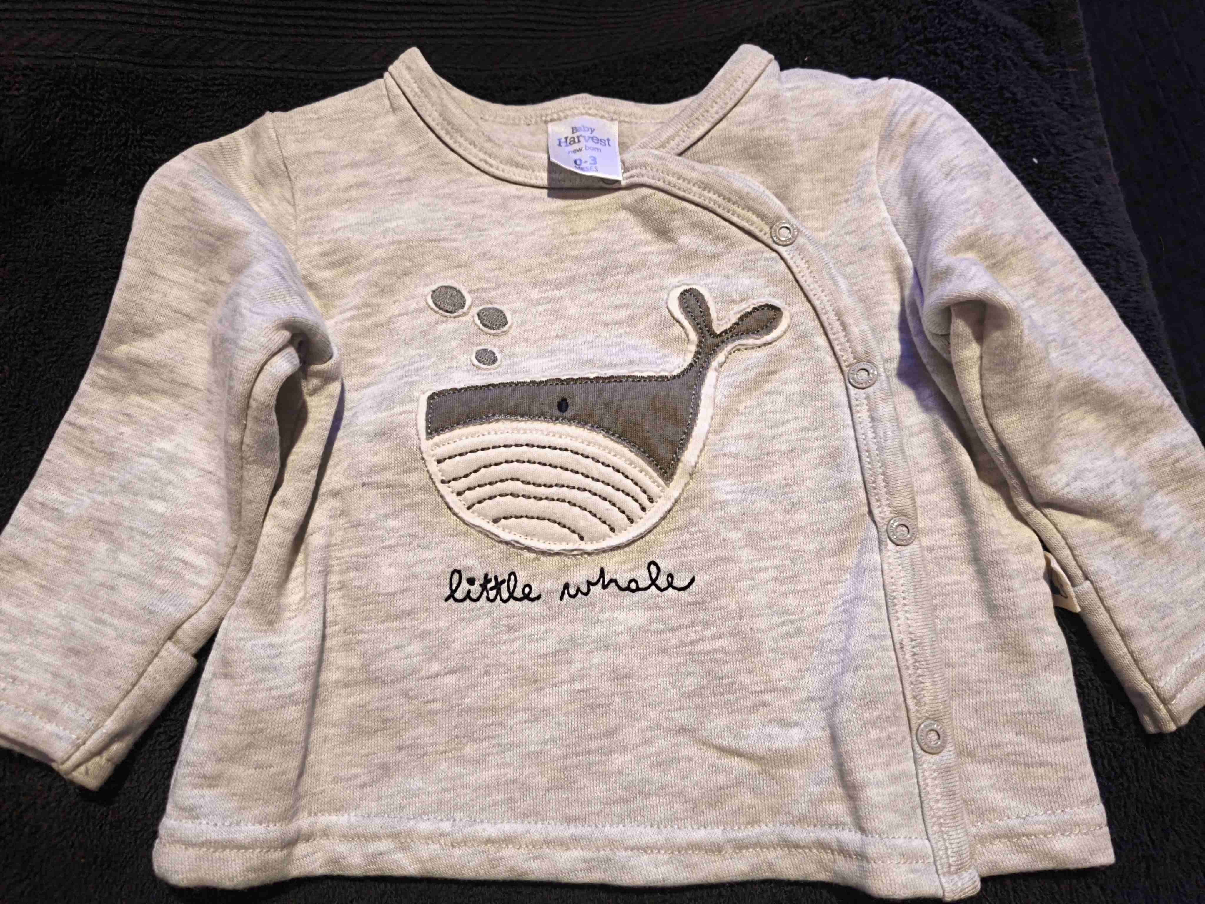 Pijama bebé ballena 0-3 meses - miniatura 2