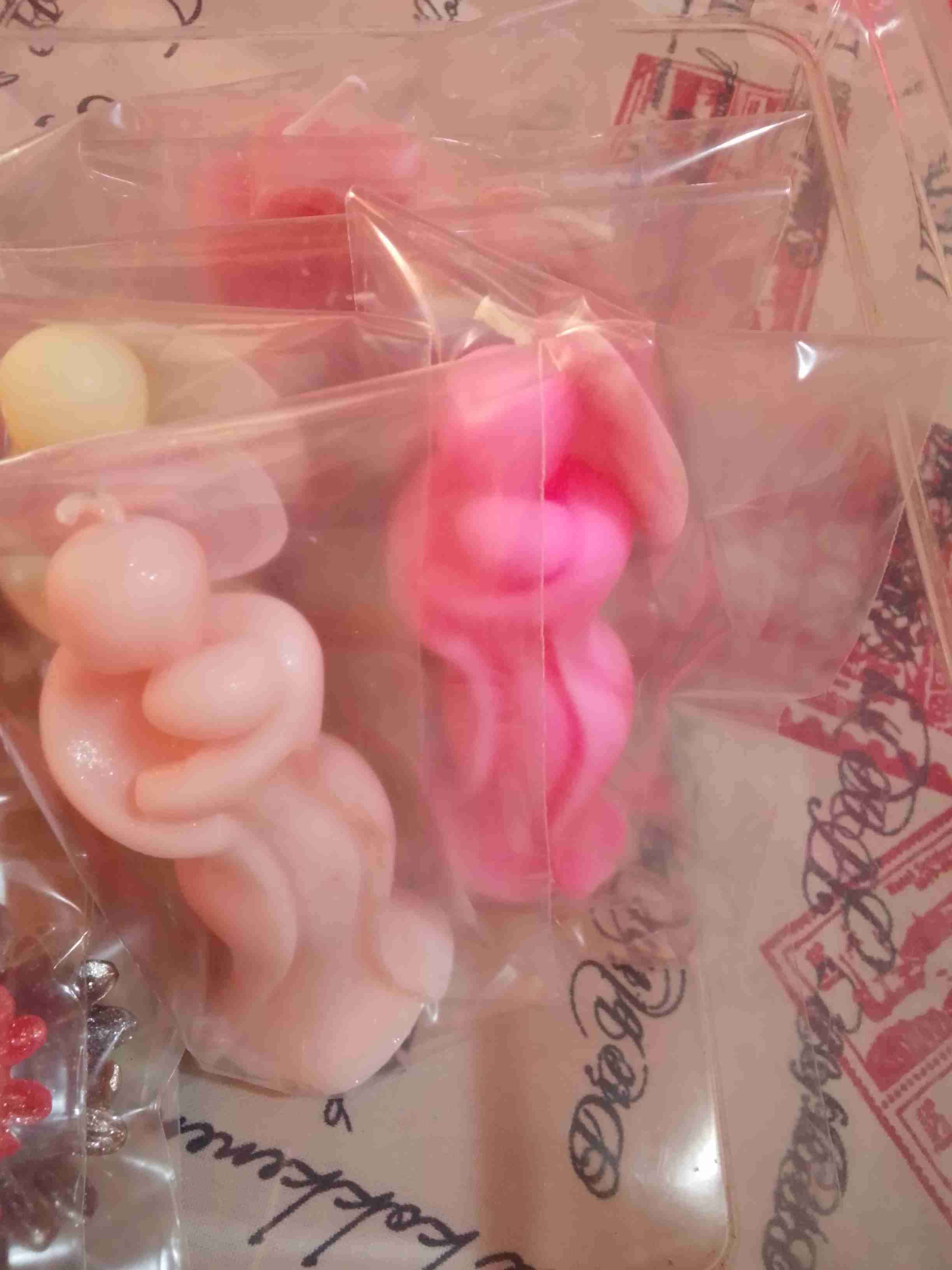 Velas escultóricas en set